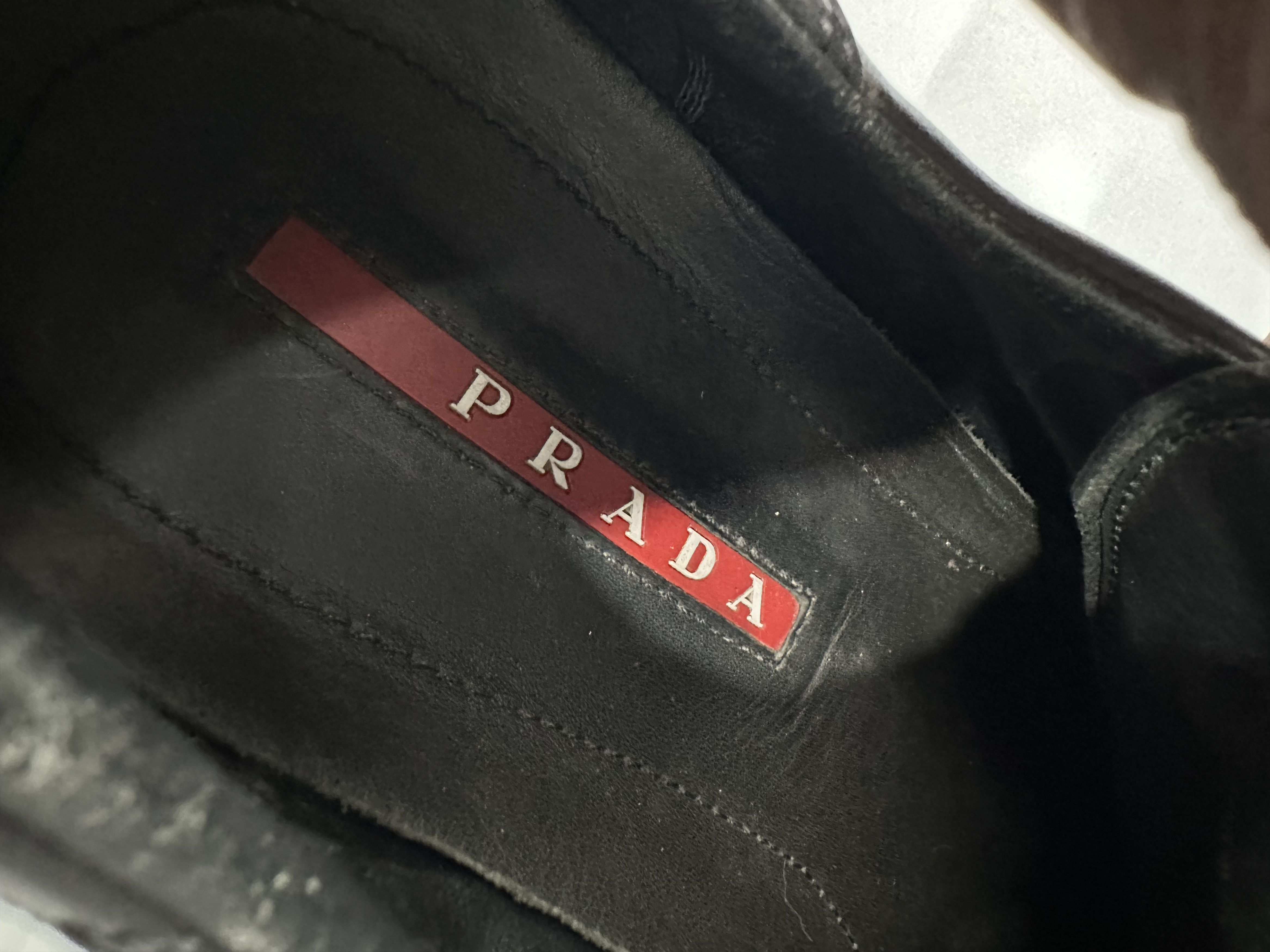Prada Prada Two Tone Leather Low Top Sneakers. Size US 7 / EU 40 - 8 Thumbnail