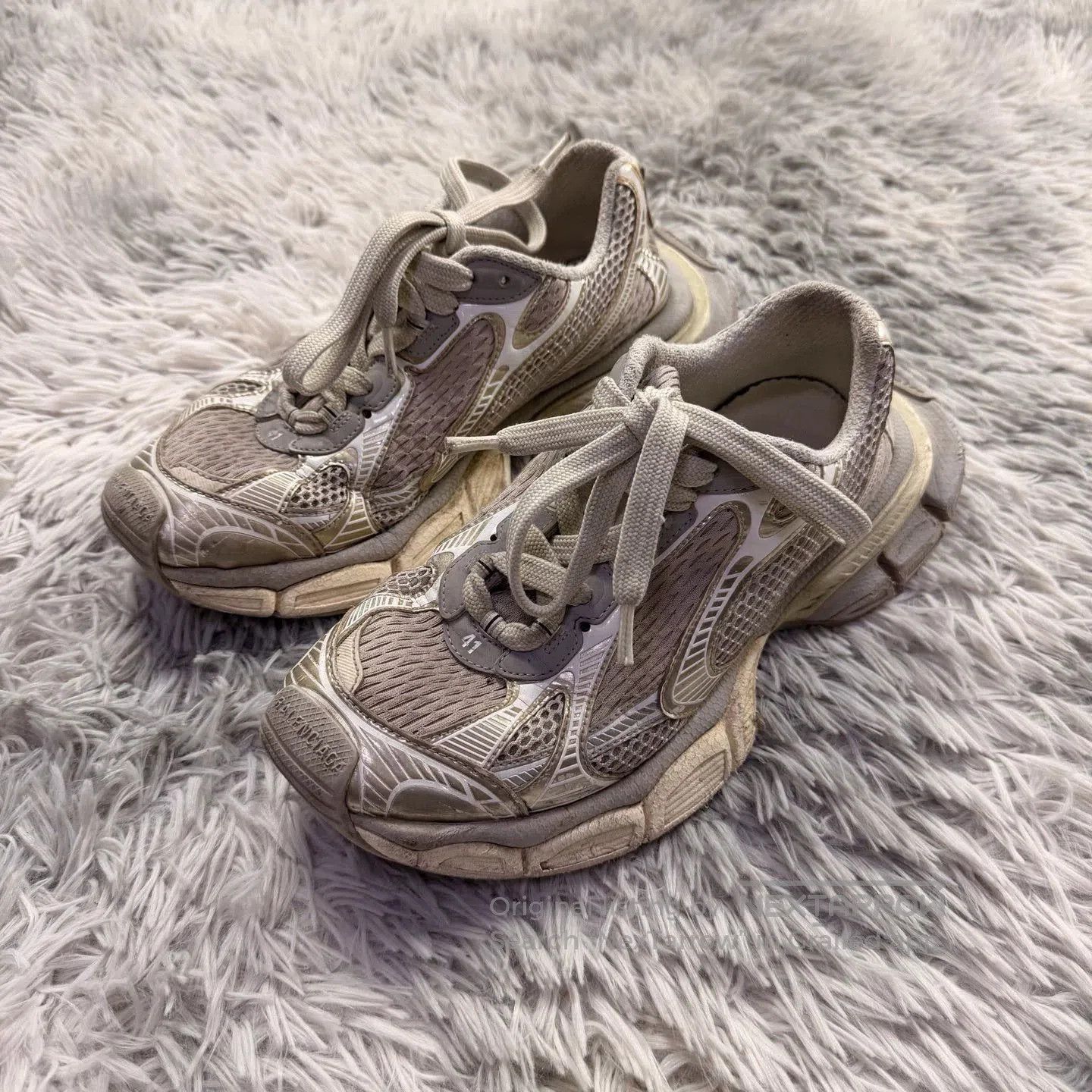 Balenciaga balenciaga 3xl silver white sneakers. Size US 9 / EU 42 - 1 Thumbnail