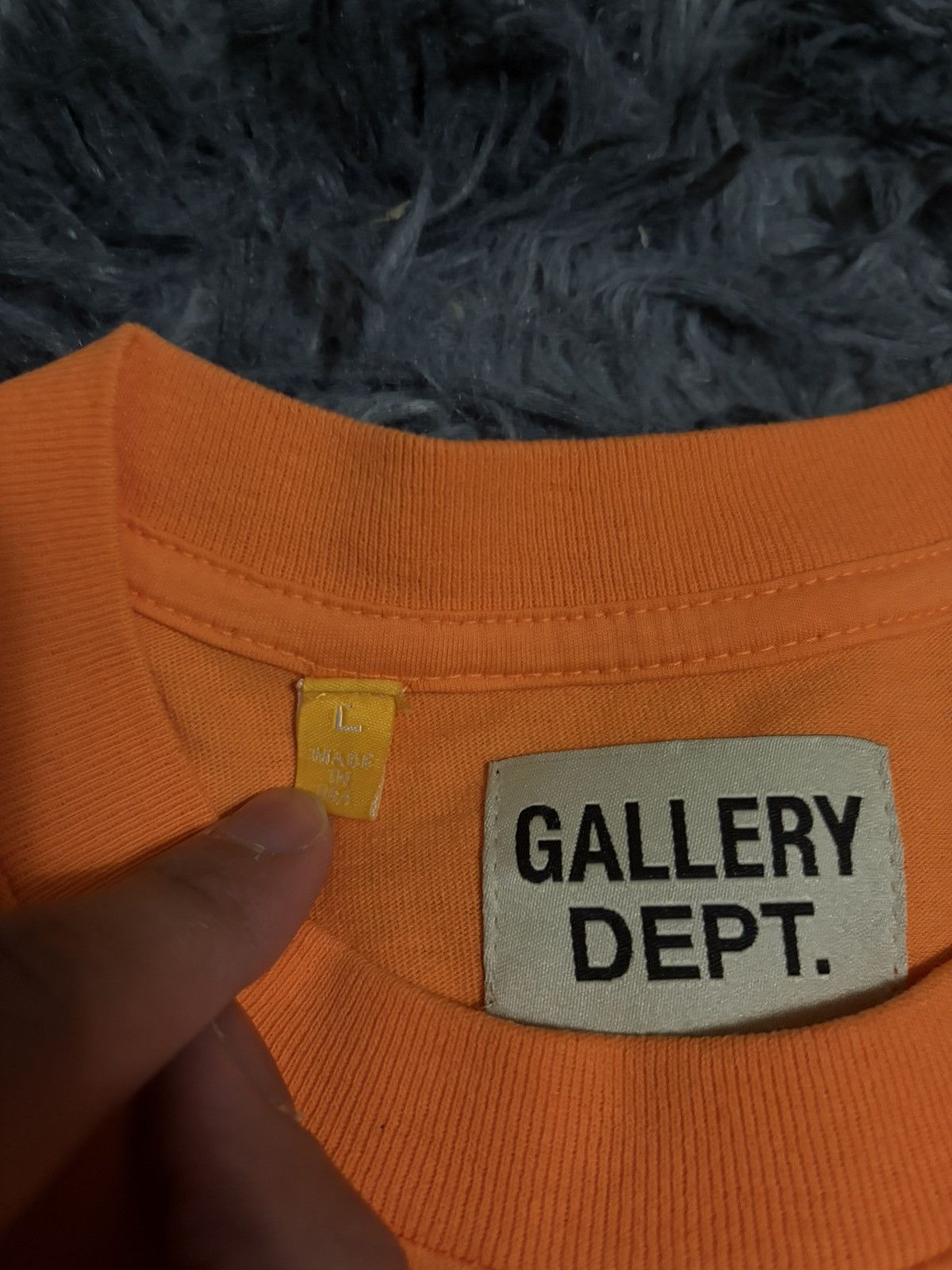 Gallery Dept. Gallery Dept Orange Tshirt Size US L / EU 52-54 / 3 - 5 Thumbnail