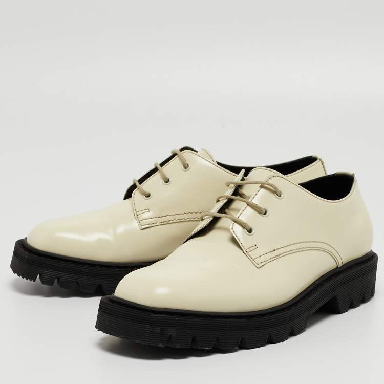 The Row The Row Cream Leather Ranger Derby | Grailed