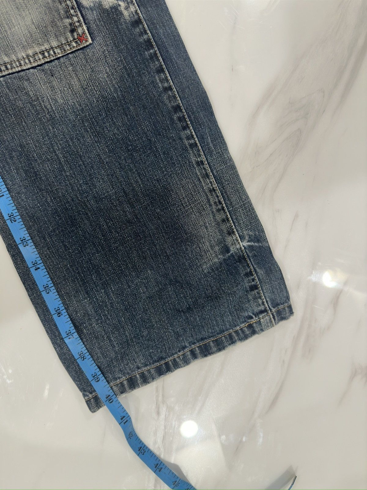 If Six Was Nine × Le Grande Bleu (L.G.B.) × PPFM Vintage Wide Jeans Baggy Multiple Pocket By PPFM Size US 30 / EU 46 - 17 Thumbnail
