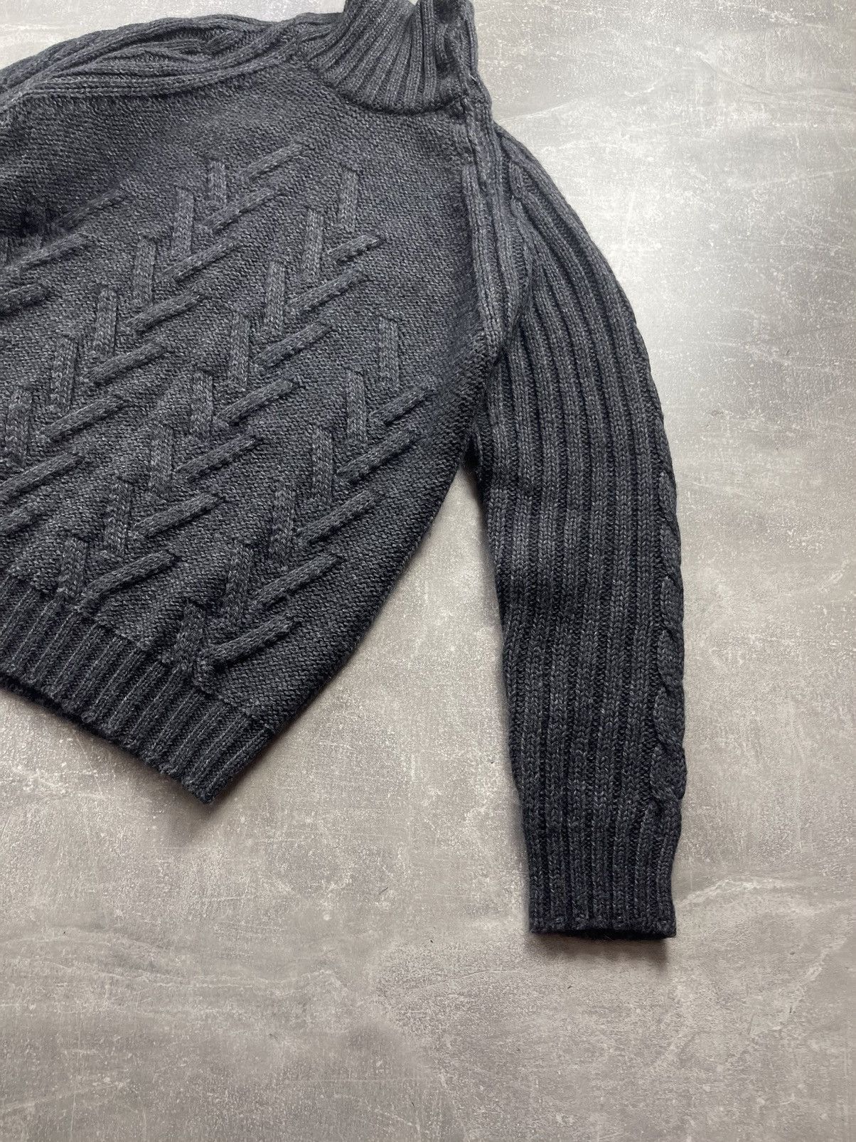 Corneliani Trend Corneliani Knit Turtleneck Sweater Wool Mohair Blend Size US L / EU 52-54 / 3 - 6 Thumbnail