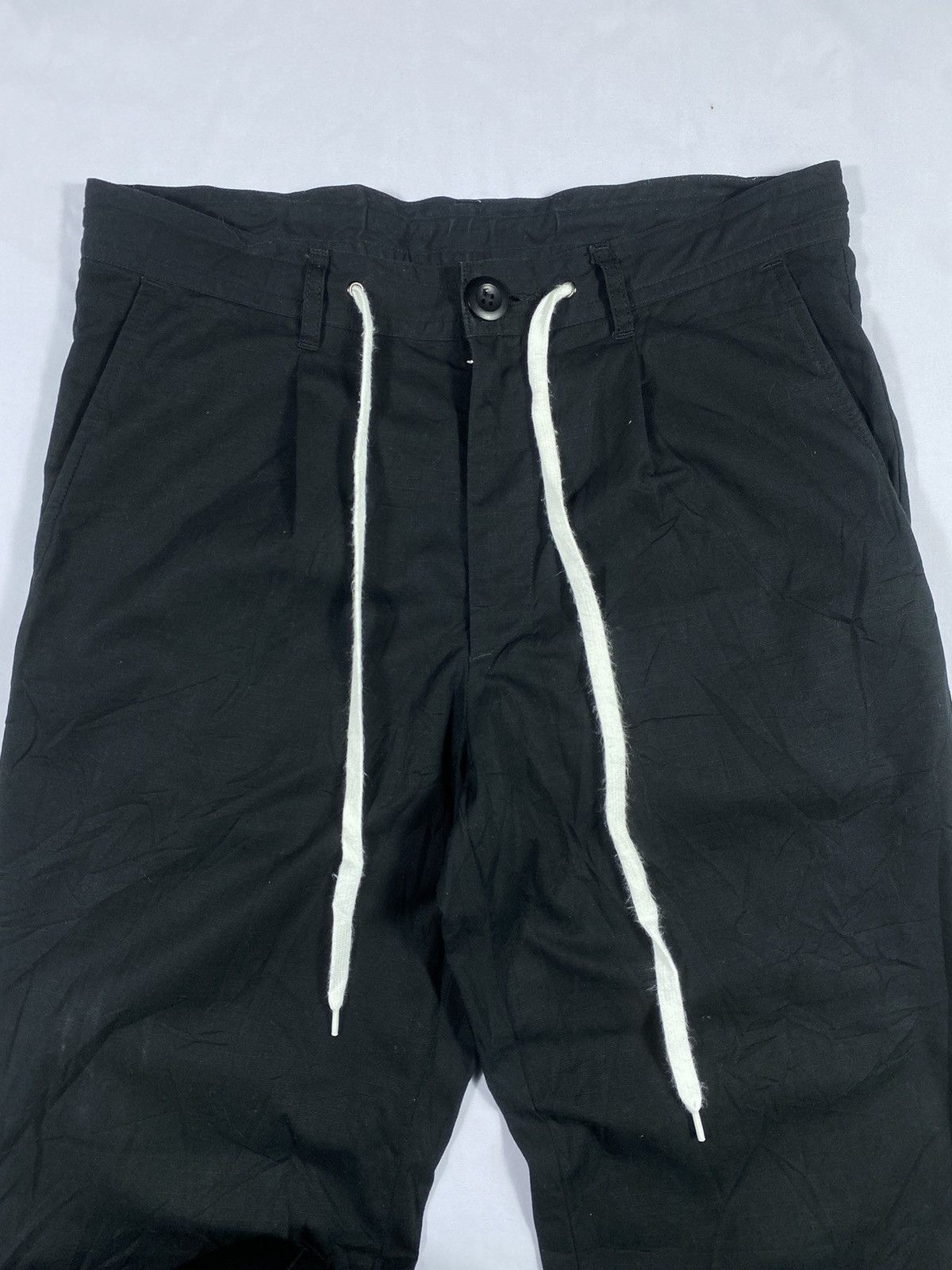 Number (N)ine Japanese Number (N)ine Black Trouser Work Pant Size US 30 / EU 46 - 3 Thumbnail