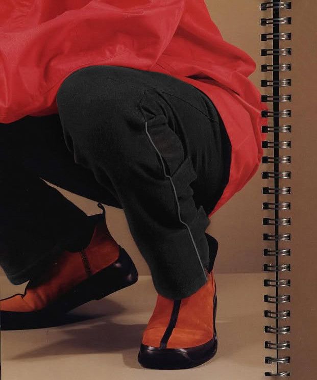 Prada PRADA Pants Velcro Trousers Zip Pockets Wool 1999 Red Tab Size US 34 / EU 50 - 2 Thumbnail