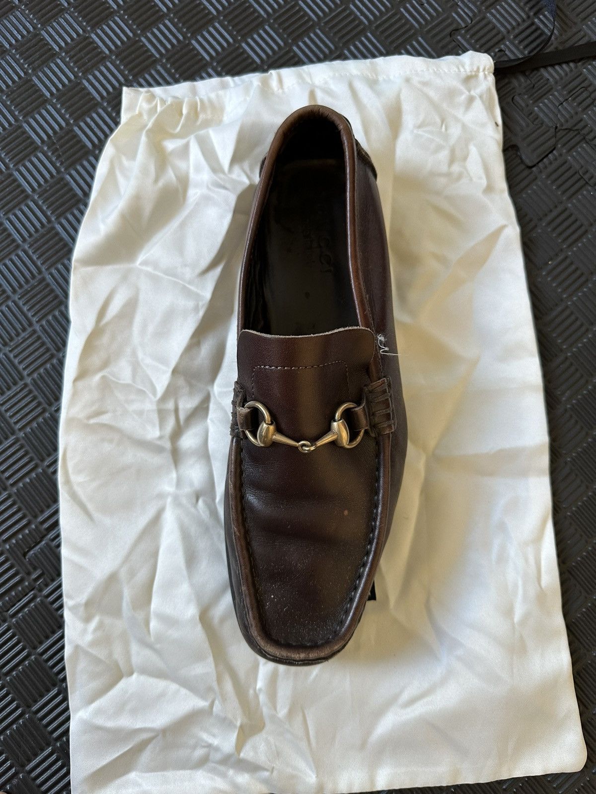 Gucci Brown Leather Gucci Drivers Size US 9 / EU 42 - 8 Thumbnail