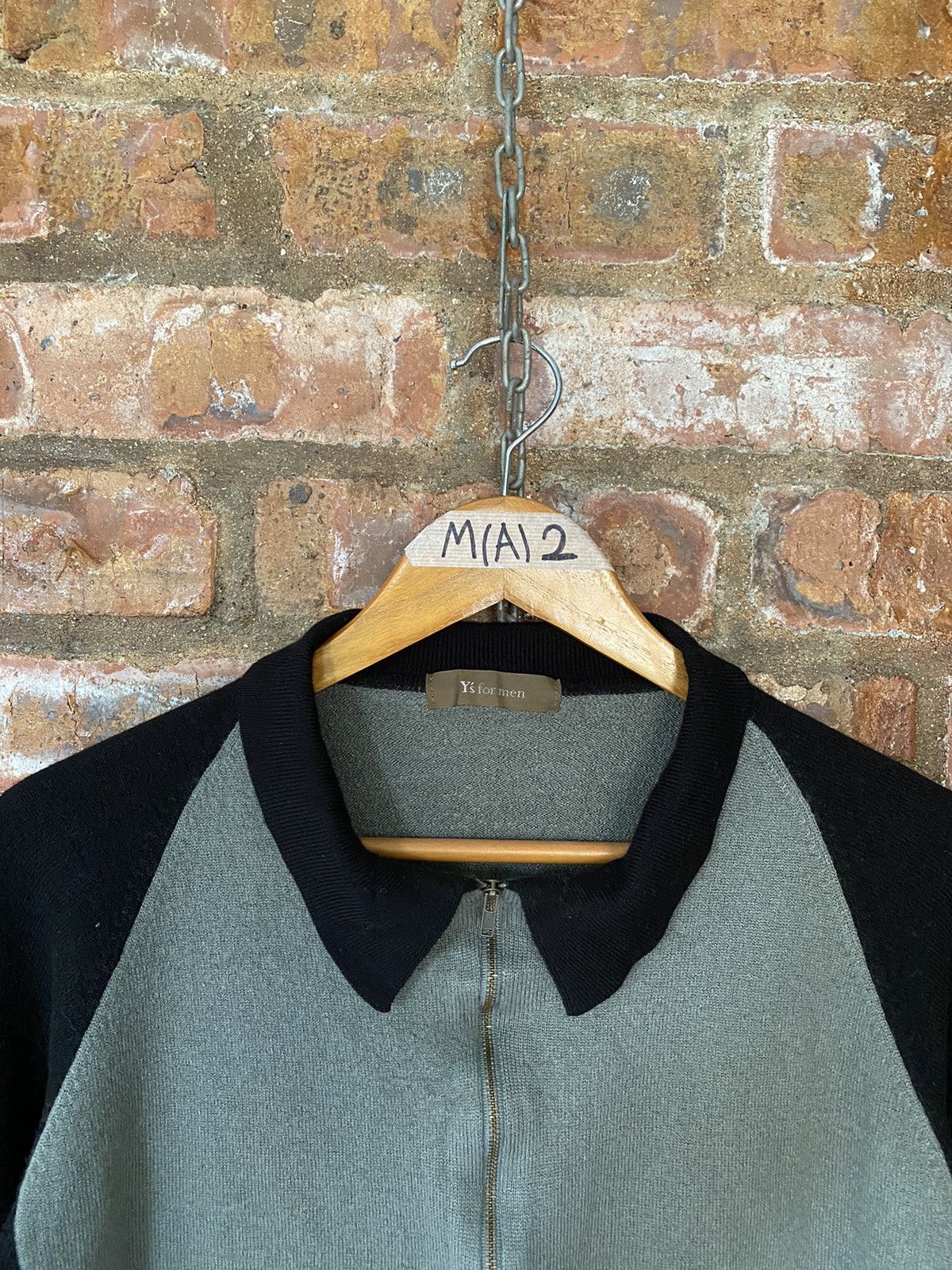 y's for men yohji yamamoto 98ss ニット y2k 1990s Y'S for Men Yohji Yamamoto zipper knit