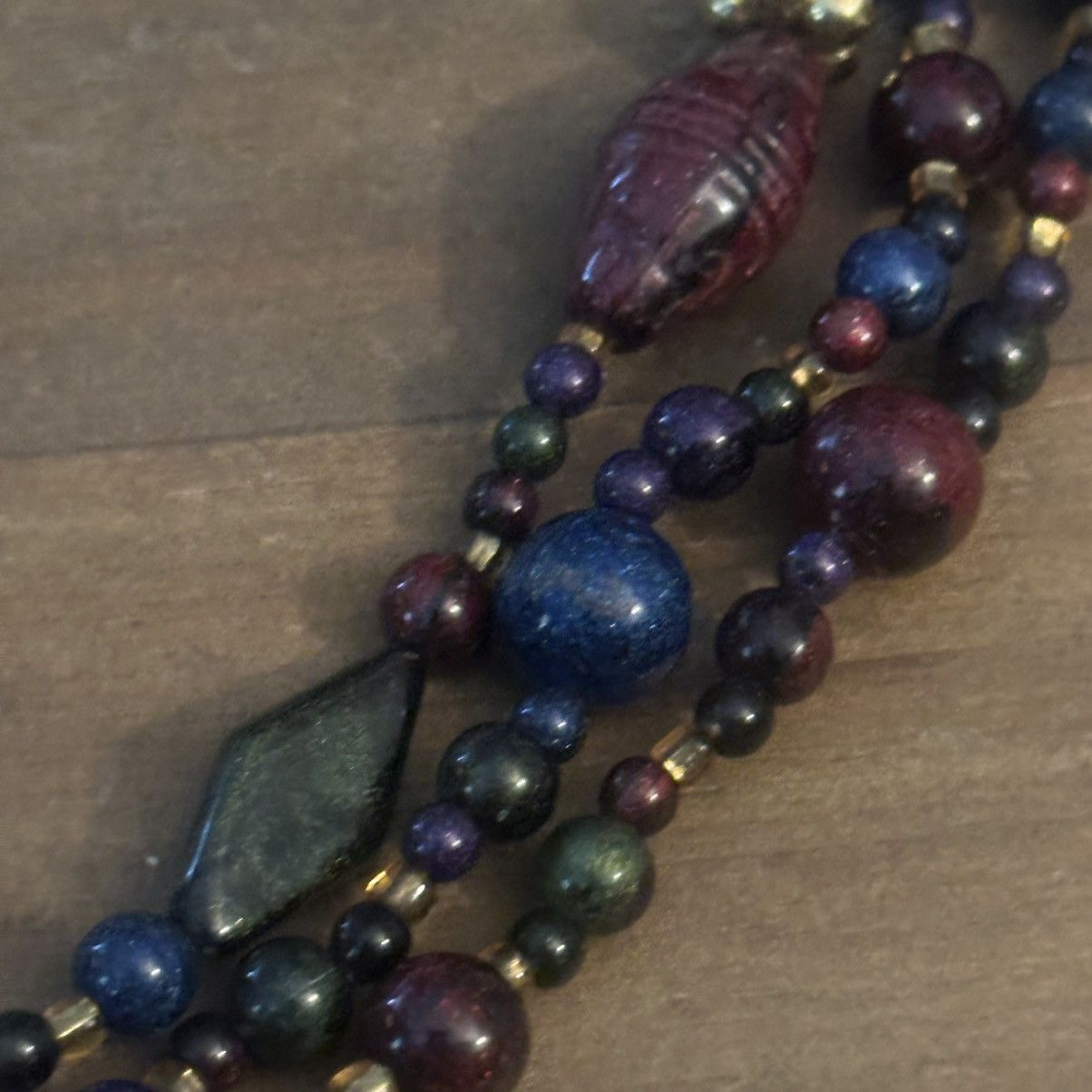 Other Triple strand multicolor bead necklace Size ONE SIZE - 3 Thumbnail