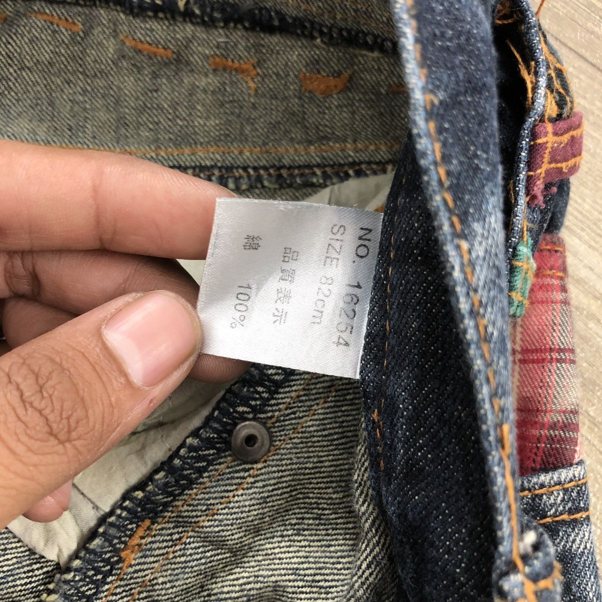 If Six Was Nine 2000s Nylaus Jeans Double Waist Multi Pocket Faded Lgb Style Size US 30 / EU 46 - 10 Thumbnail