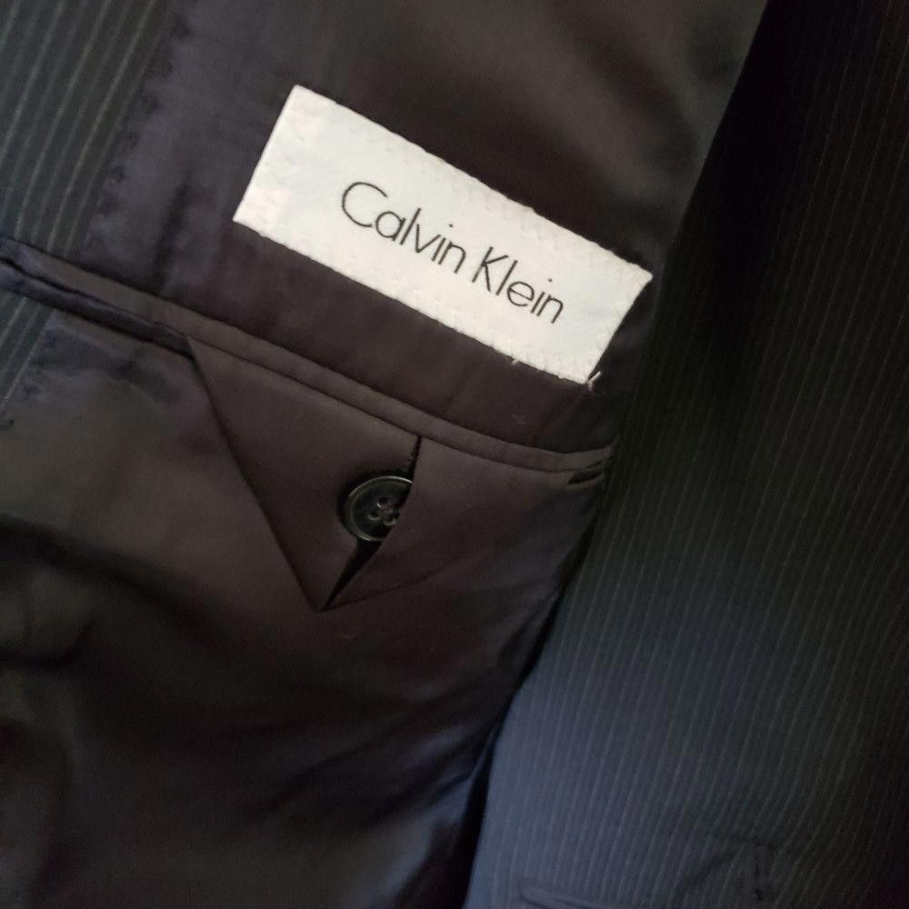 Calvin Klein CT1040a Calvin Klein Men's Suit Black Size 38R - 9 Thumbnail