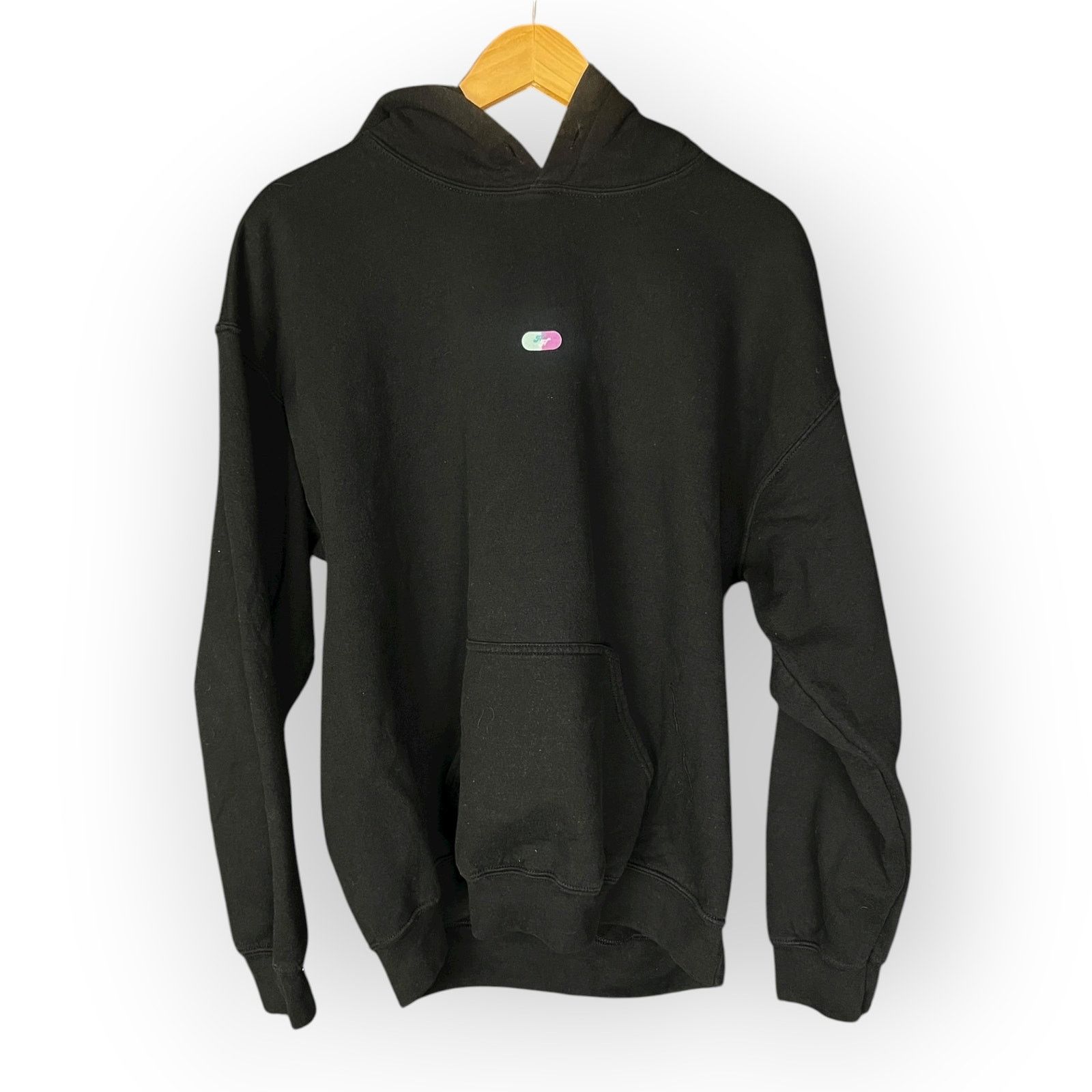 Hanover Hangover Hoodies Men's L Stupid Happy Colorful Print Black Size US L / EU 52-54 / 3 - 3 Thumbnail
