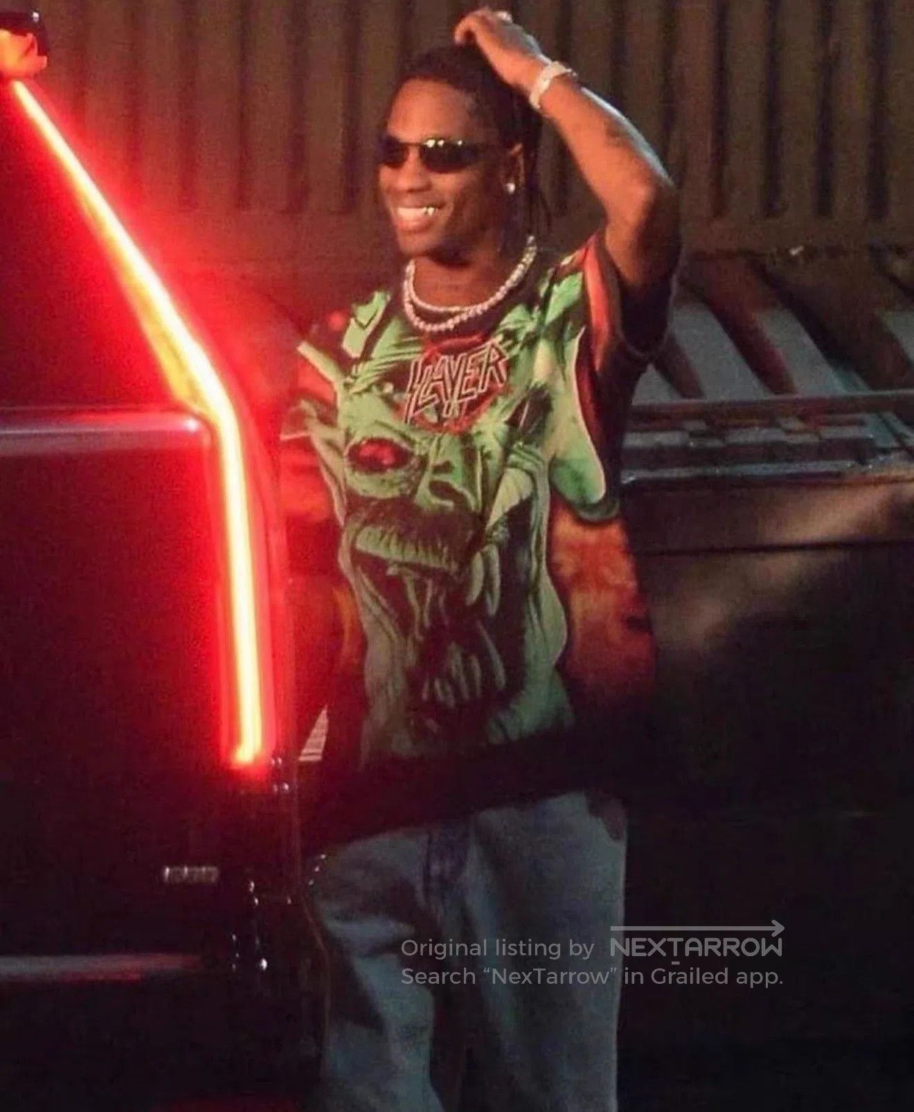 Vintage Vintage Slayer 00s Bootleg Travis Scott Tee. Size US M / EU 48-50 / 2 - 8 Thumbnail