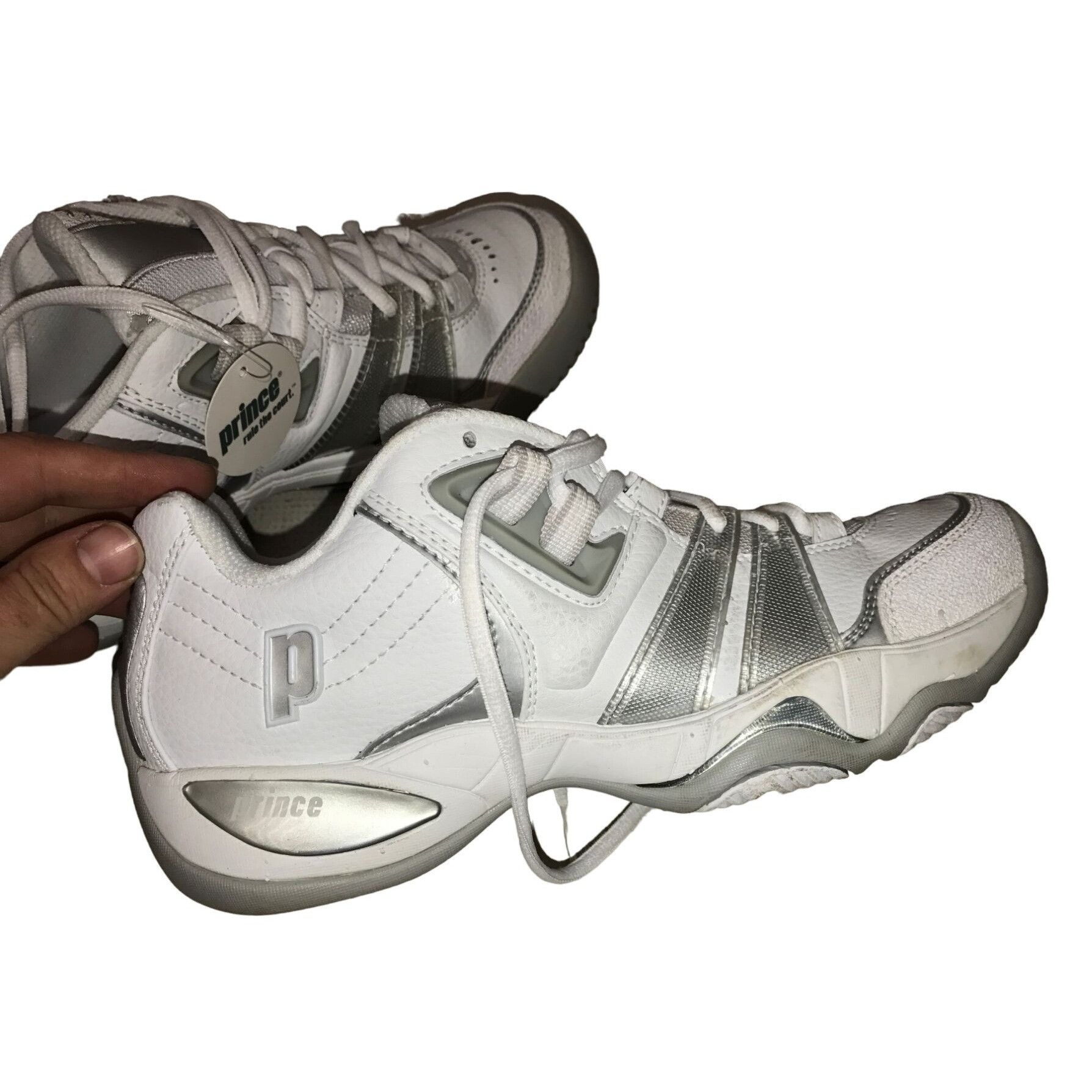 Prince Prince T10 Women's White and Gray Tennis Shoes Size US 8.5 / IT 38.5 - 4 Thumbnail
