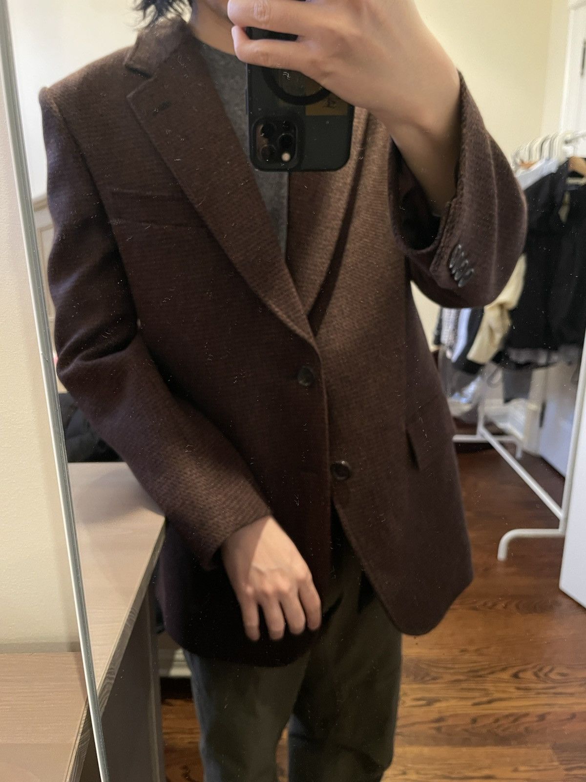 Comme des Garcons × Junya Watanabe Junya Watanabe OpenBack Harness belt tweed jacket Size L / US 10 / IT 46 - 3 Thumbnail