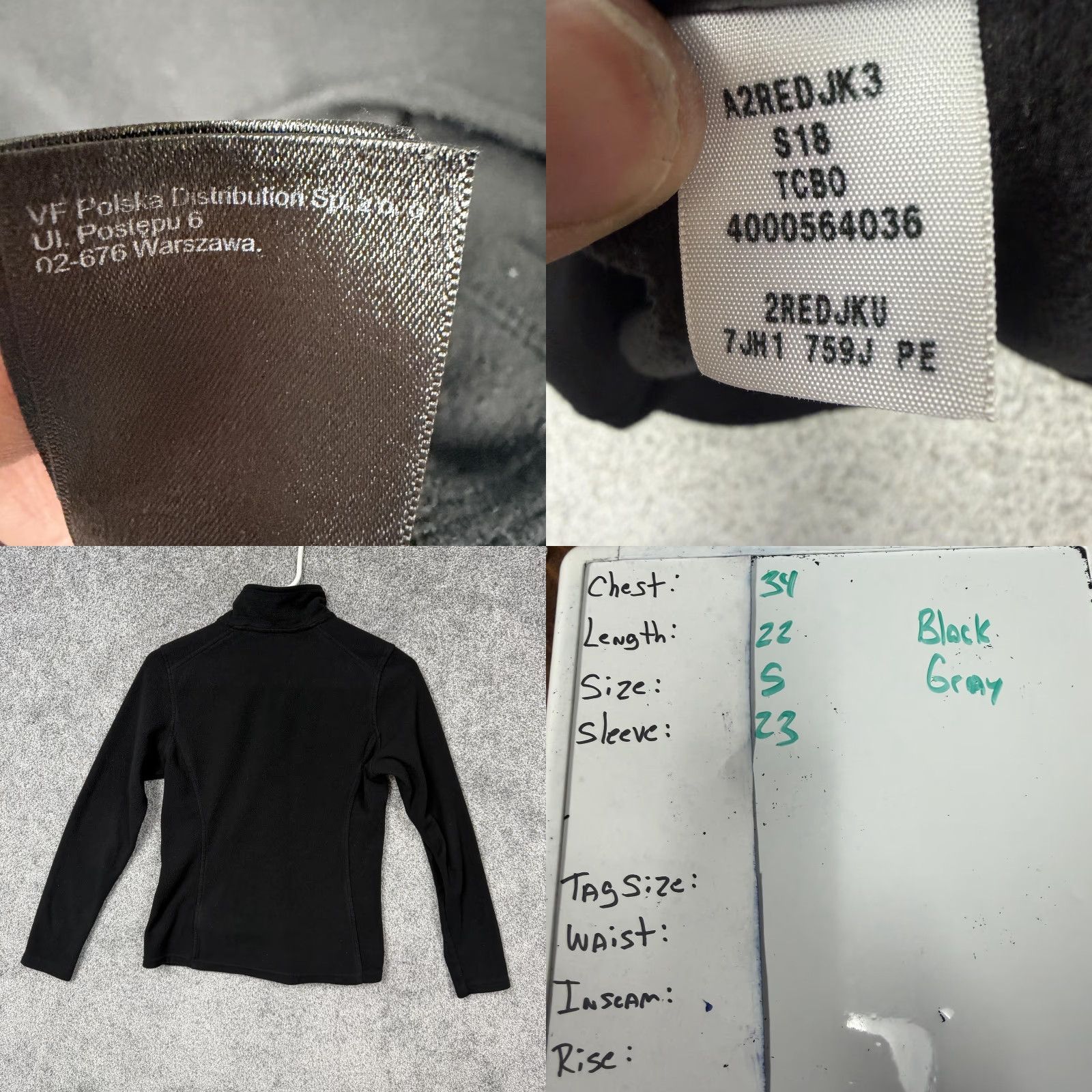 The North Face The North Face Pullover Womens S Black 1/4 Zip Fleece Hiking Gorpcore Layering Size S / US 4 / IT 40 - 9 Thumbnail