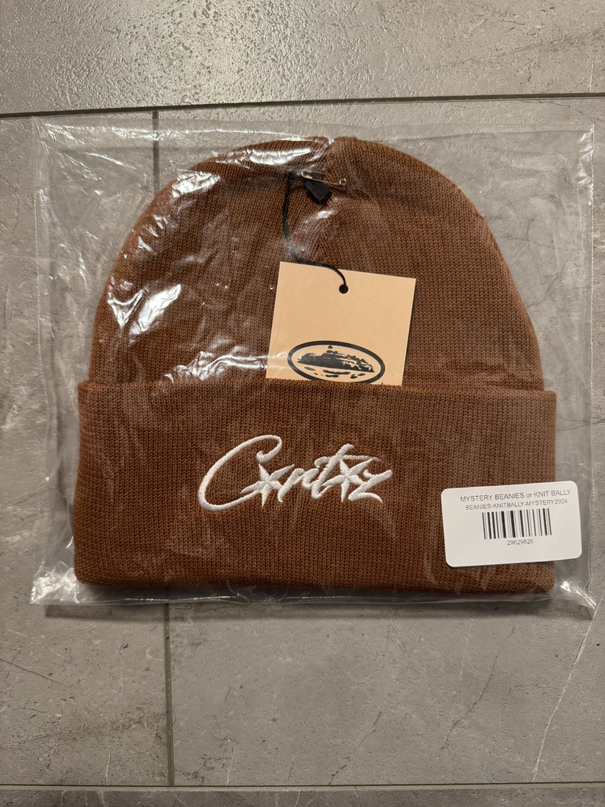 Corteiz Corteiz Allstarz Folded Beanie Brown Size ONE SIZE - 1 Thumbnail