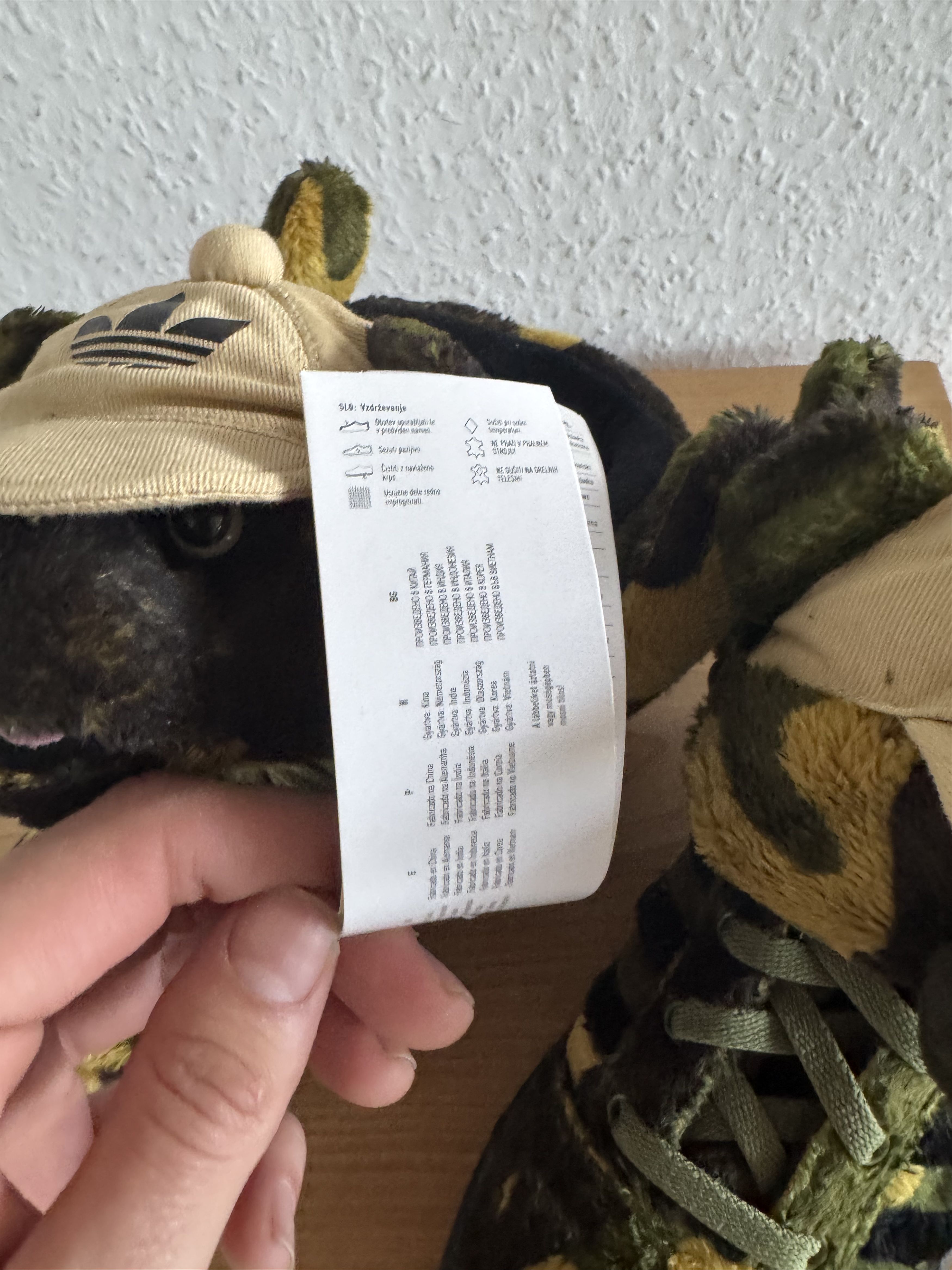 Adidas × Jeremy Scott JS Camo Teddy Bear Sneakers Size US 5 / EU 37 - 16 Thumbnail