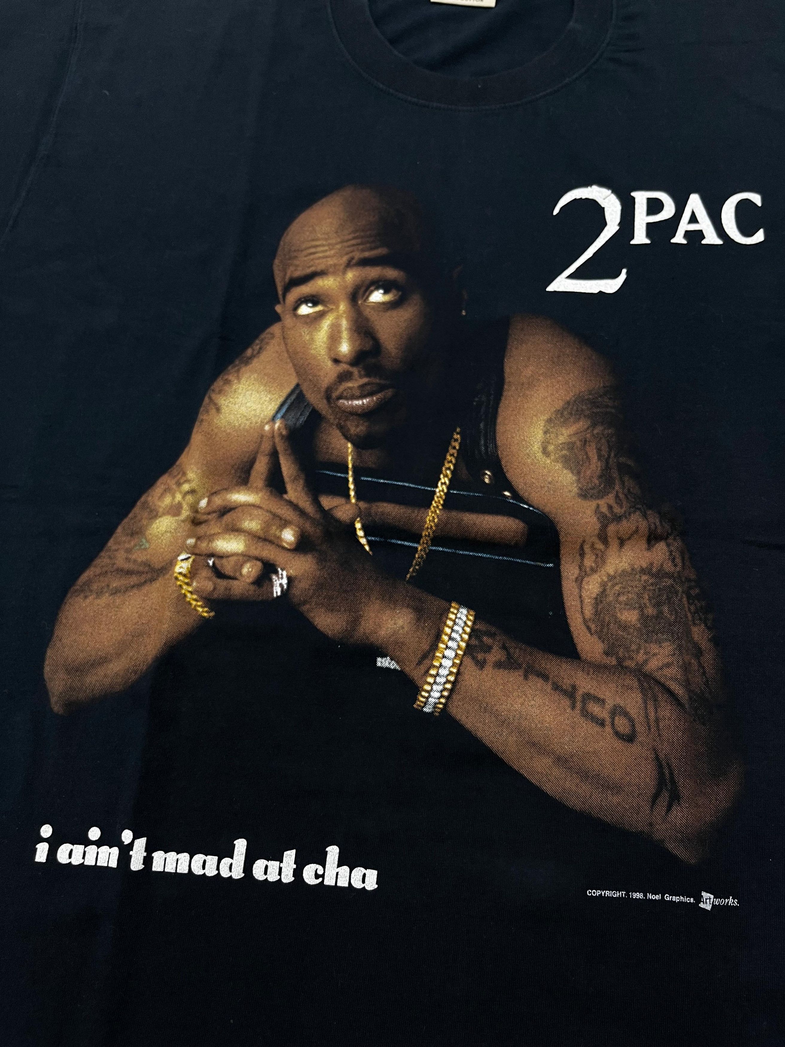 Rap Tees vintage 2pac i ain't mad at cha Tee Size US XL / EU 56 / 4 - 3 Thumbnail