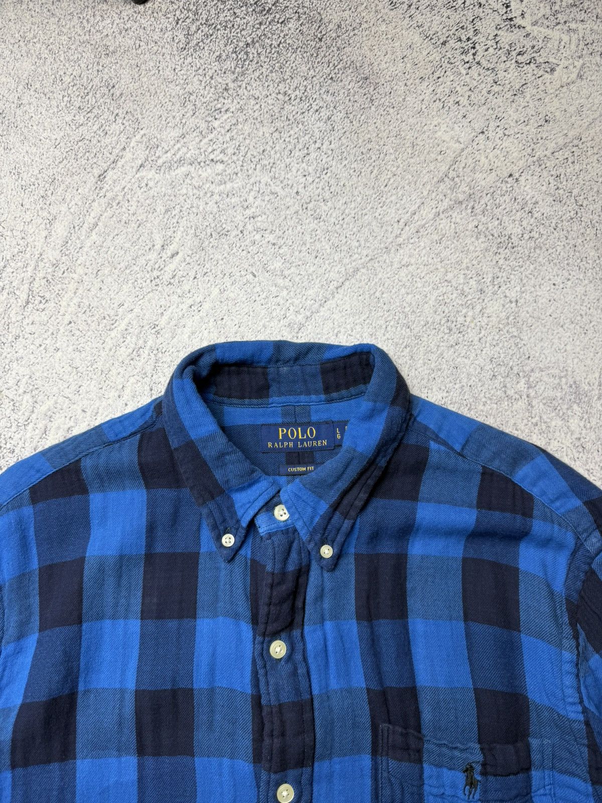 Flannel Vintage RALPH LAUREN Flanel Plaid Shirt USA Size US L / EU 52-54 / 3 - 14 Thumbnail