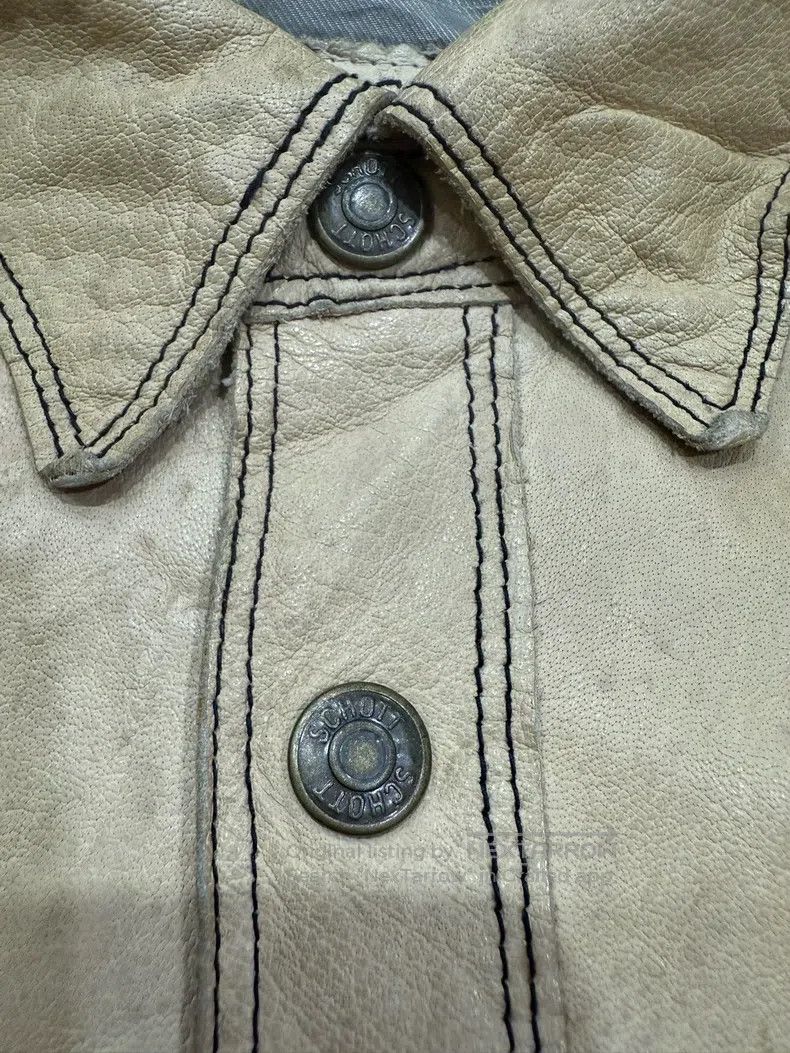 Schott Schott Western leather shirt Size US M / EU 48-50 / 2 - 3 Thumbnail