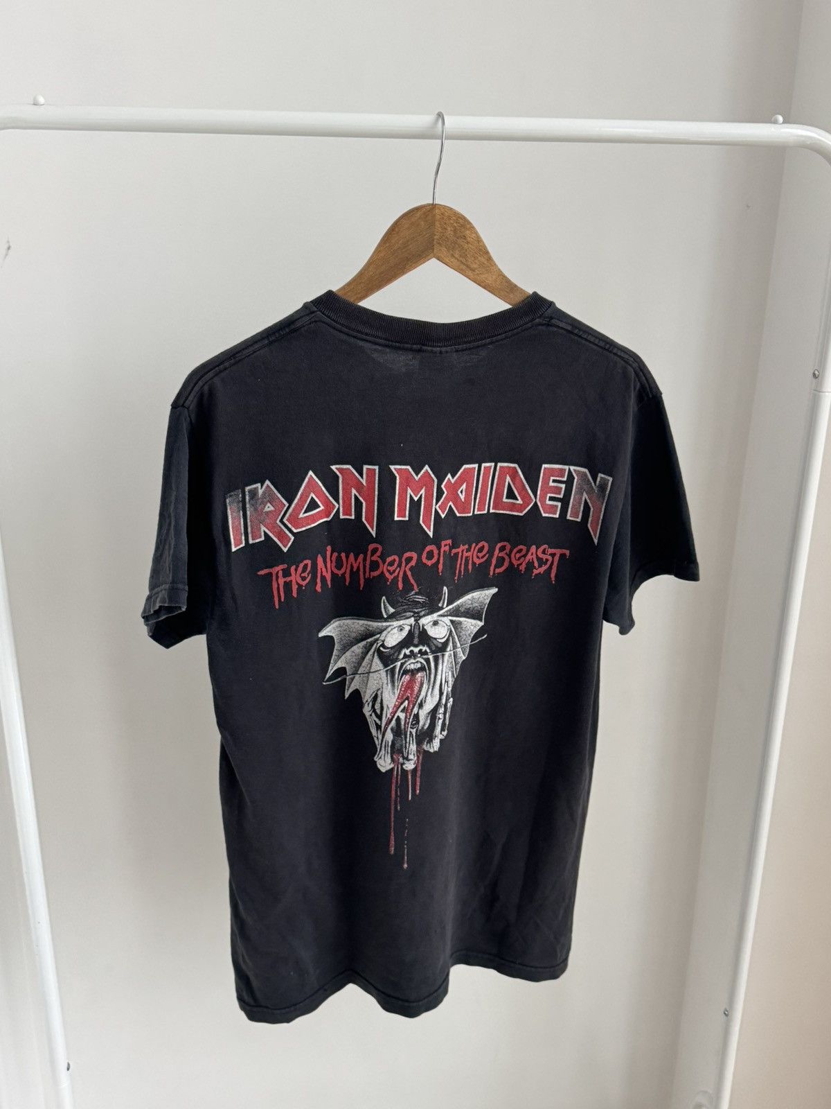 Band Tees Vintage Iron Maiden "TheNumber of the Beast" Rock Size US M / EU 48-50 / 2 - 10 Thumbnail