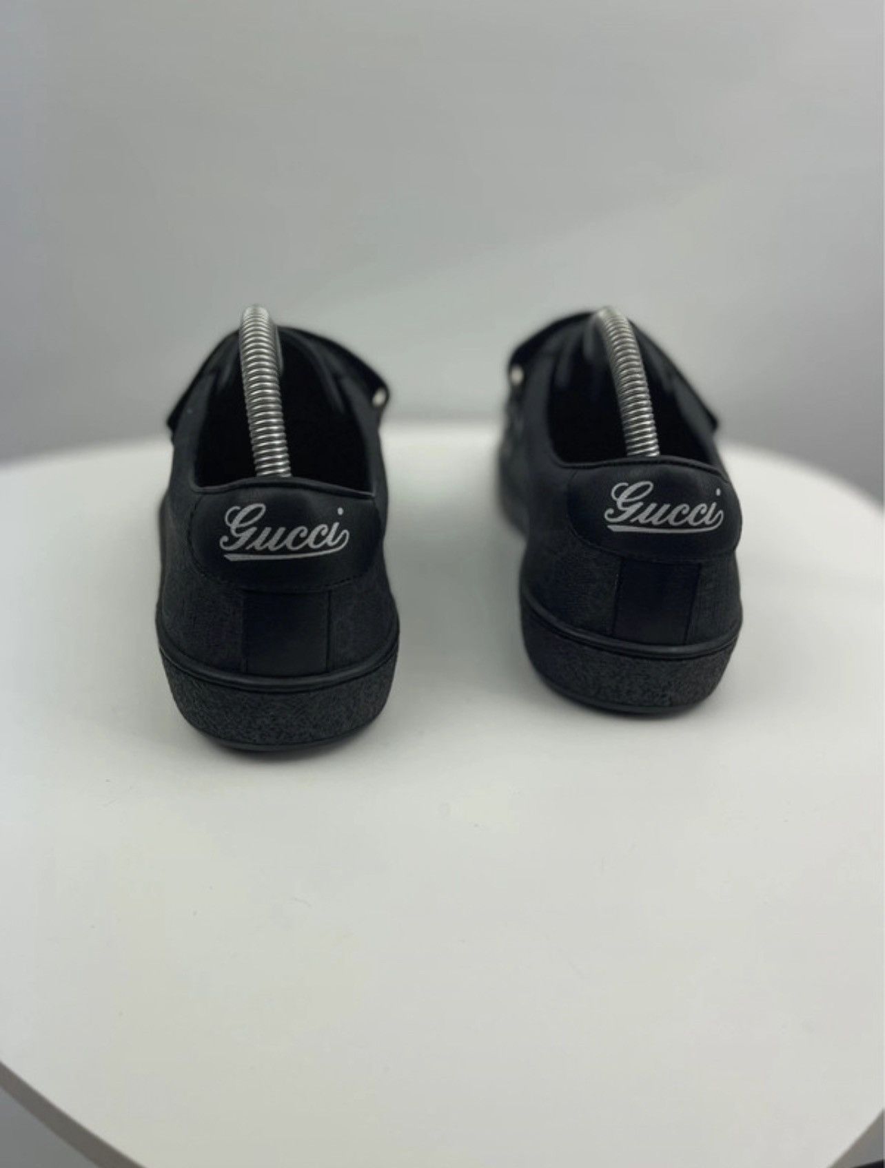 Gucci Gucci Supreme Canvas And Leather Double Velcro Ace Sneakers Size US 5 / EU 37 - 5 Thumbnail