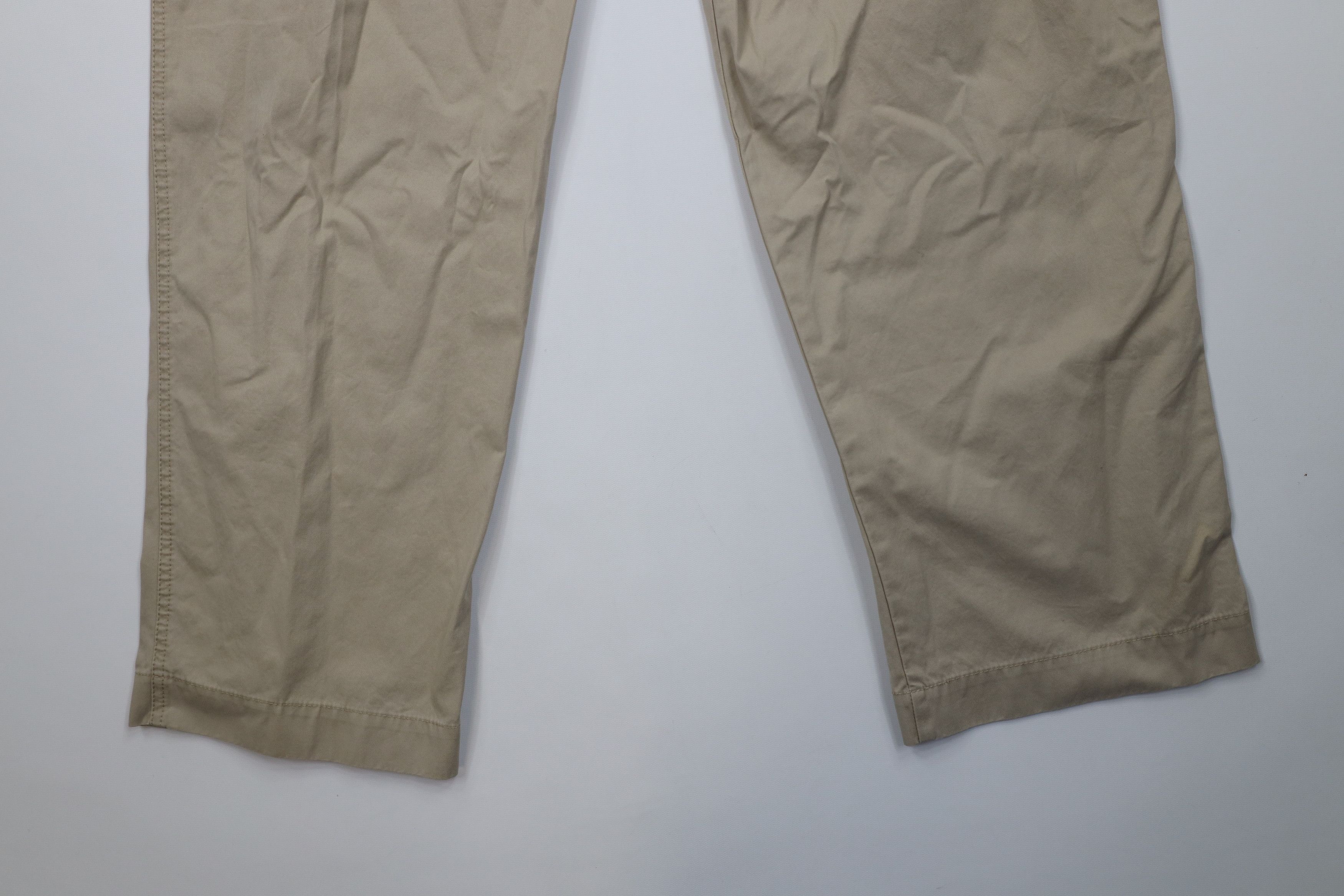 Eddie Bauer Deadstock Vintage Eddie Bauer Pleated Wide Leg Chino Pants Size US 36 / EU 52 - 13 Thumbnail