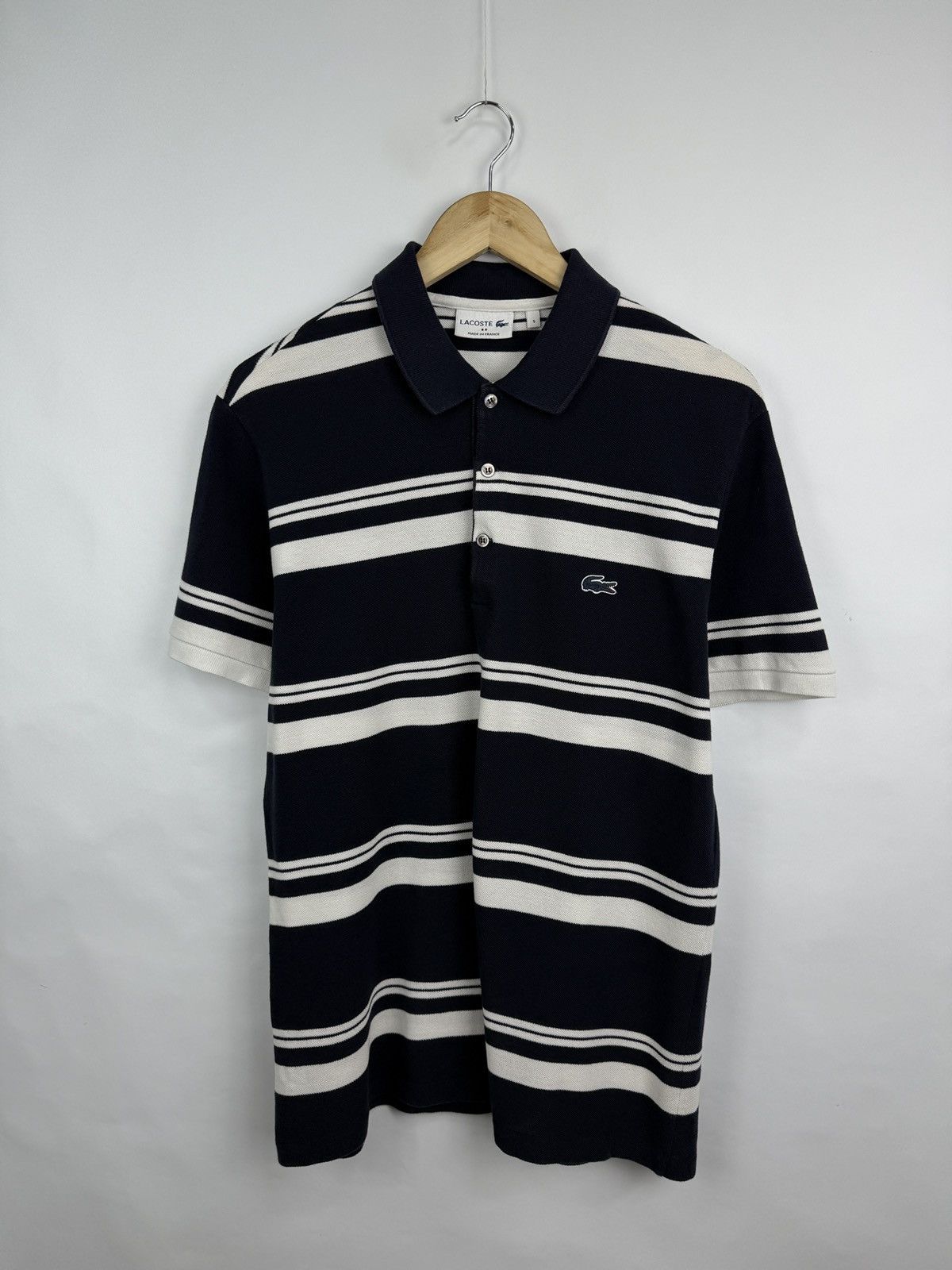 Lacoste 🇫🇷 Lacoste Rare Made In France Polo T-Shirt Retro Hype Y2K Size US L / EU 52-54 / 3 - 4 Thumbnail
