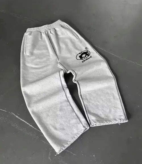 Japanese Brand Mitsui x Chika Letter Embroidery Baggy Sweatpants Men Size US 36 / EU 52 - 6 Thumbnail