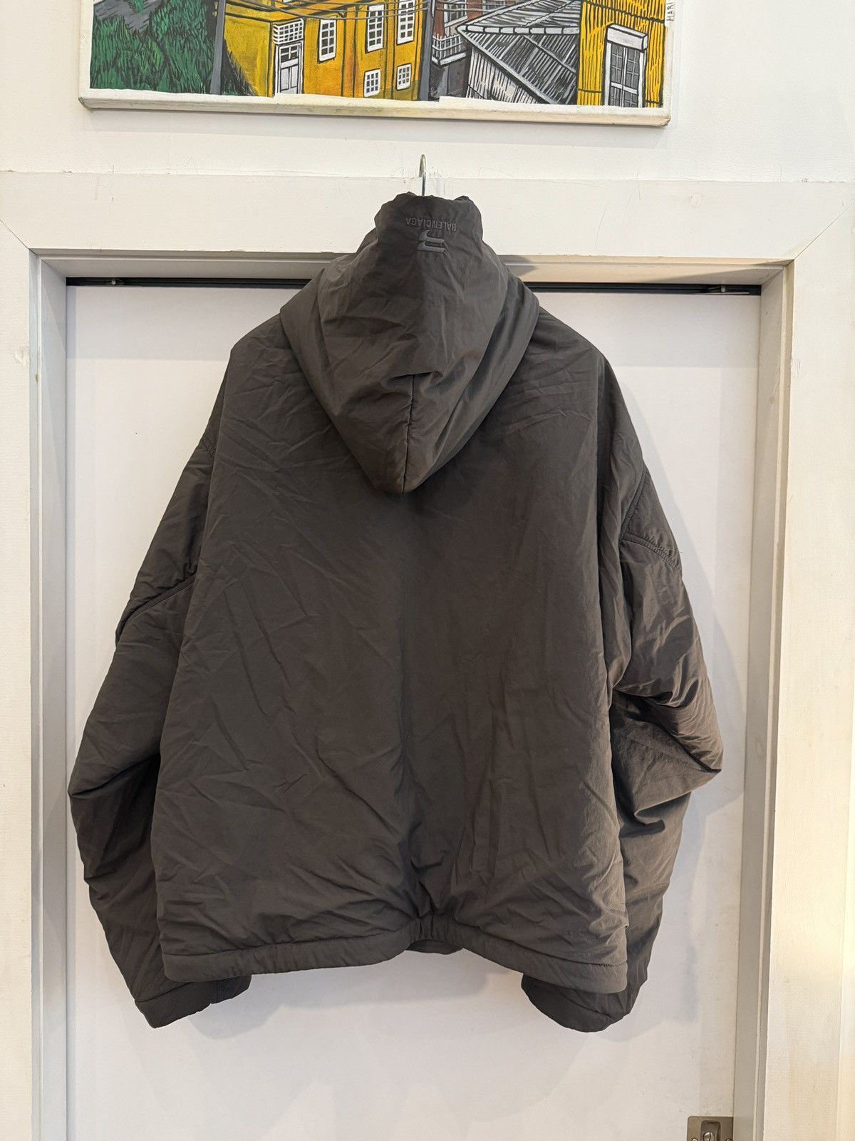 Balenciaga Sporty B Puffer Hoodie Size US L / EU 52-54 / 3 - 6 Thumbnail