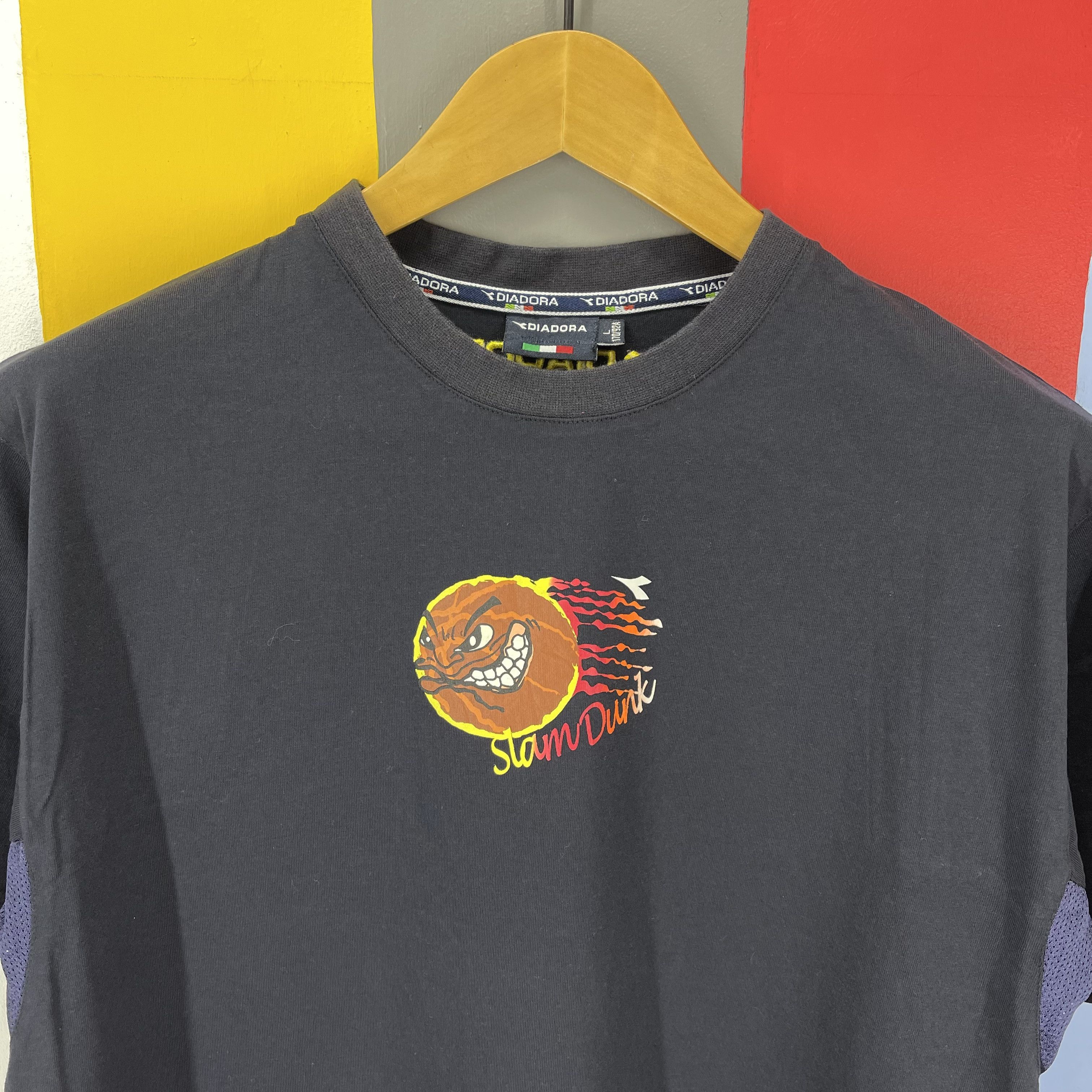 Diadora DIADORA x SLAM DUNK Crew Neck T Shirt #1209/AP Size US M / EU 48-50 / 2 - 2 Thumbnail