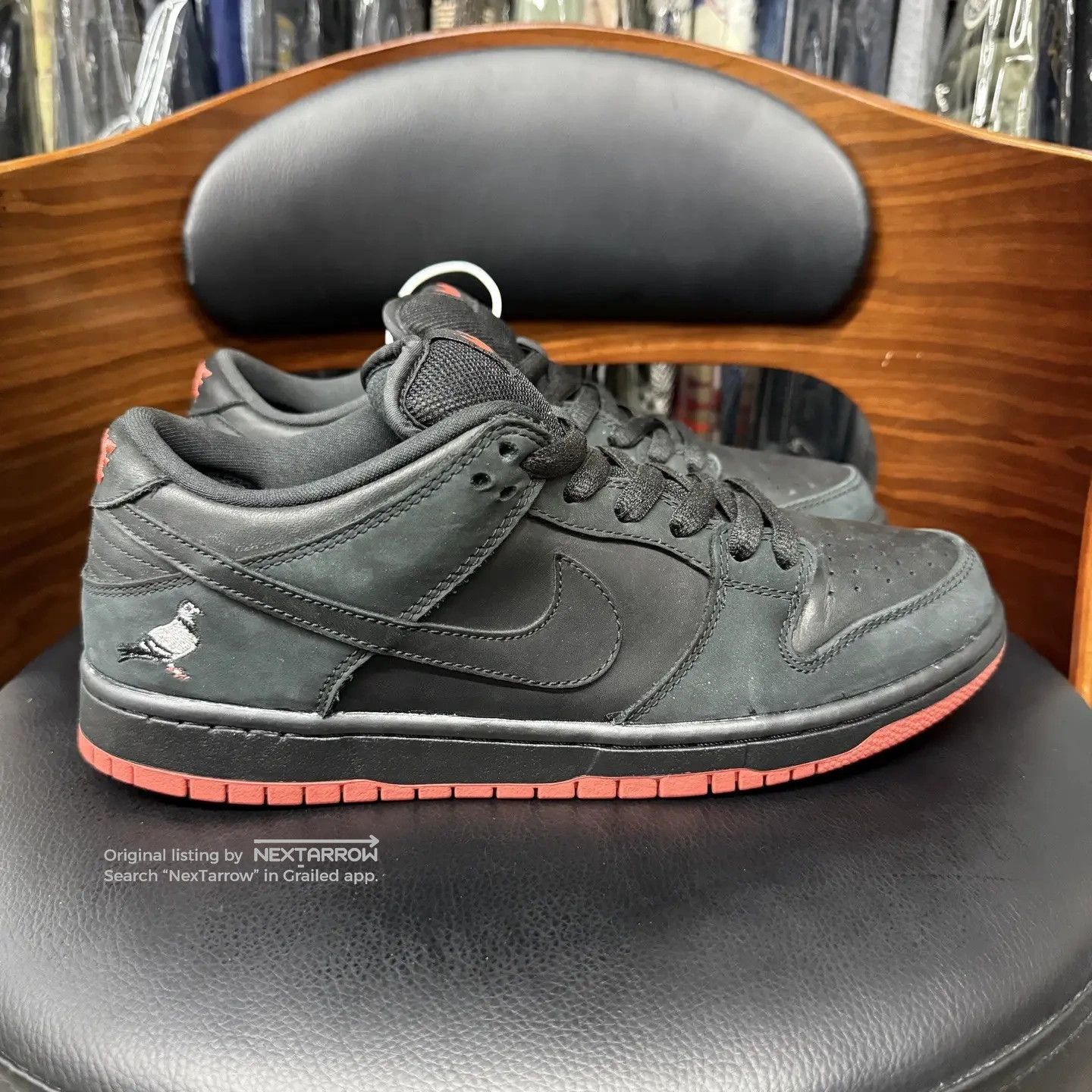 Nike Nike SB Dunk Low Black Pigeon 42.5 Size US 9.5 / EU 42-43 - 4 Thumbnail