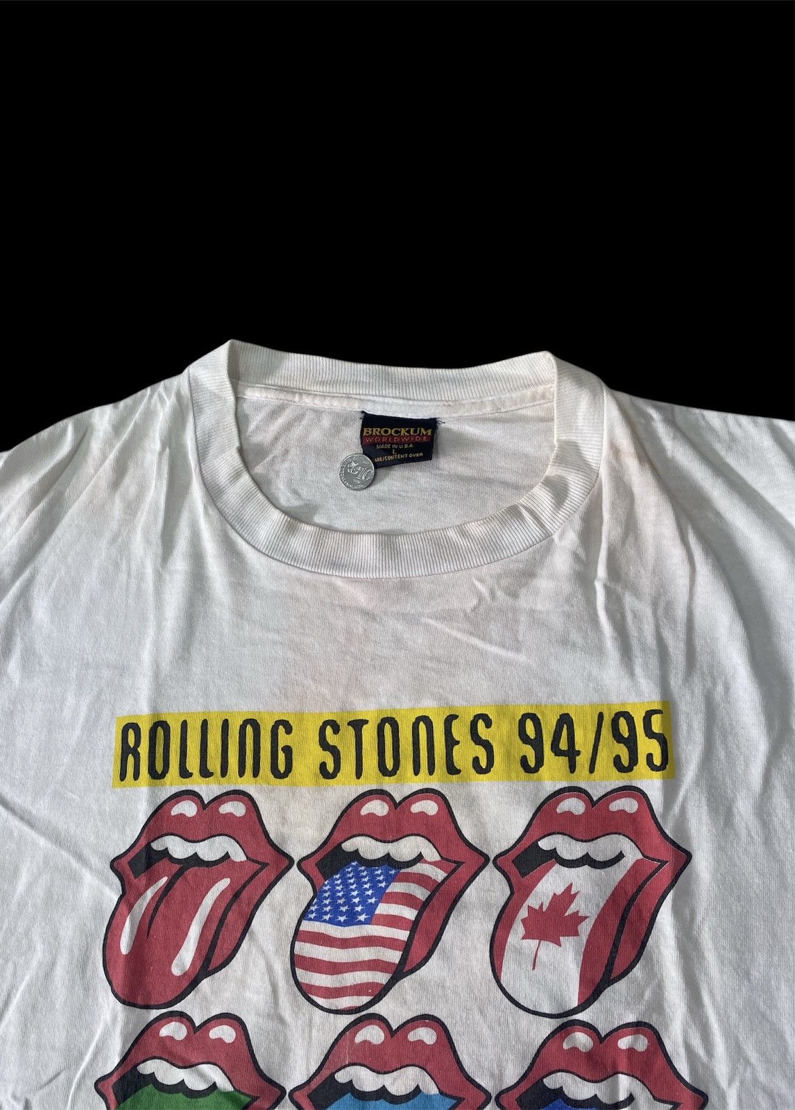 The Rolling Stones Vintage Brockum Rolling Stones Voodoo Lounge tour 90s Size US L / EU 52-54 / 3 - 3 Thumbnail