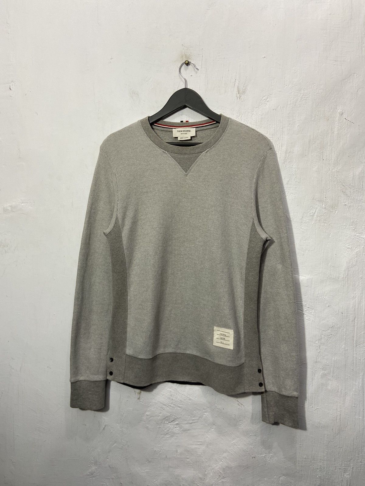 Thom Browne Thom Browne Felpe Grey Sweatshirt Size US M / EU 48-50 / 2 - 1 Thumbnail
