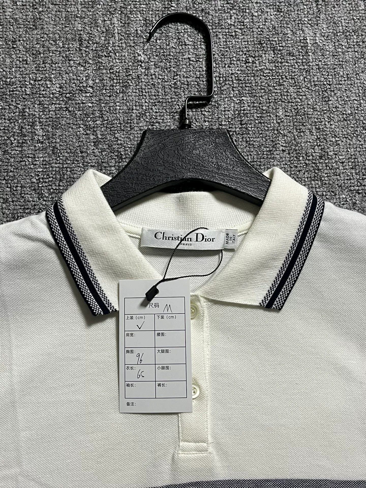 Dior Dior Women's Striped Logo Polo 22SS M (Unique Size) Size M / US 6-8 / IT 42-44 - 4 Thumbnail