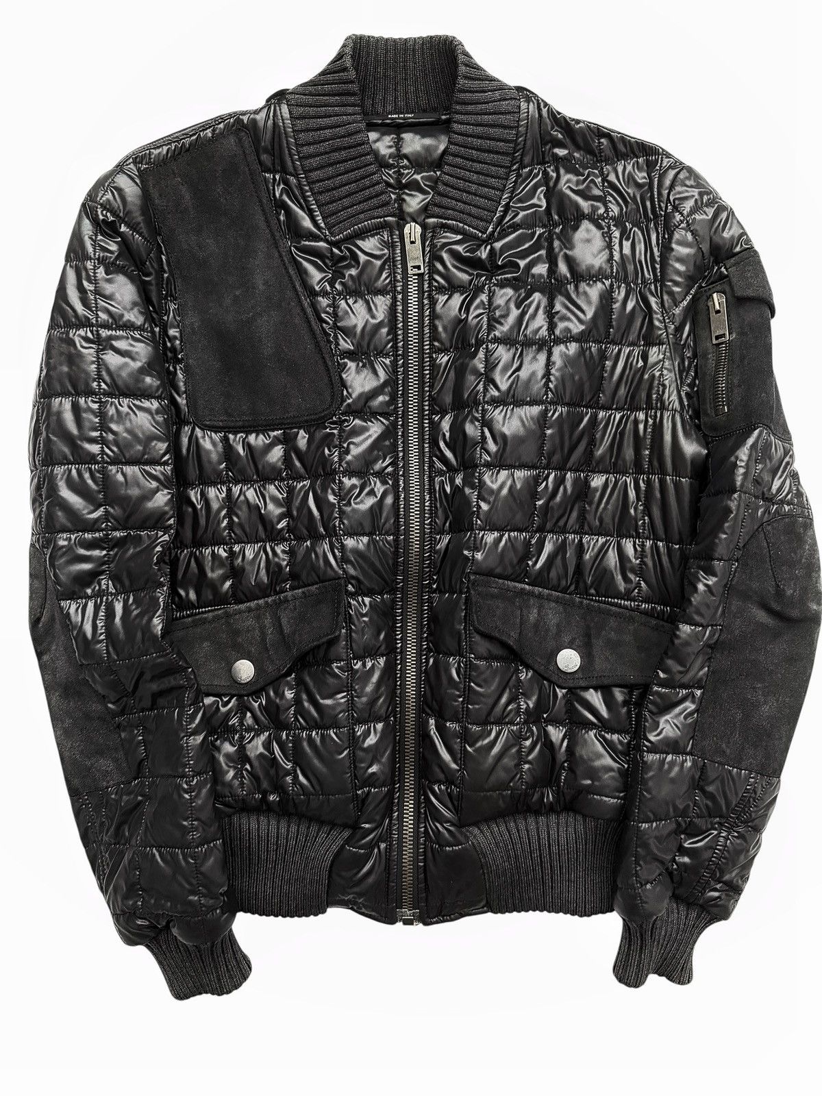 Gucci 2000’s Tom Ford Quilted Hunting Patch Bomber Size US S / EU 44-46 / 1 - 1 Thumbnail