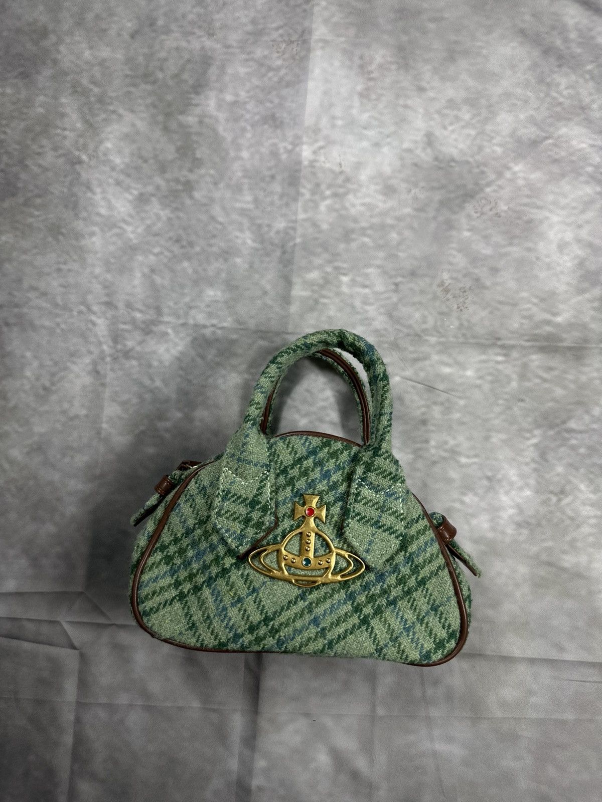 Vivienne Westwood Vivienne Westwood x Harris Tweed wool hand bag Size ONE SIZE - 6 Thumbnail