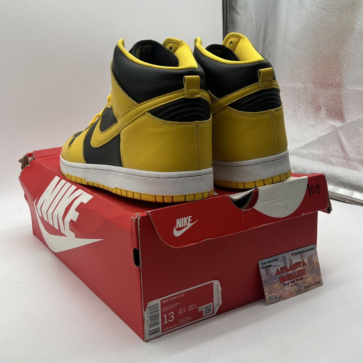 Nike Nike dunk high Iowa Size US 13 / EU 46 - 4 Thumbnail