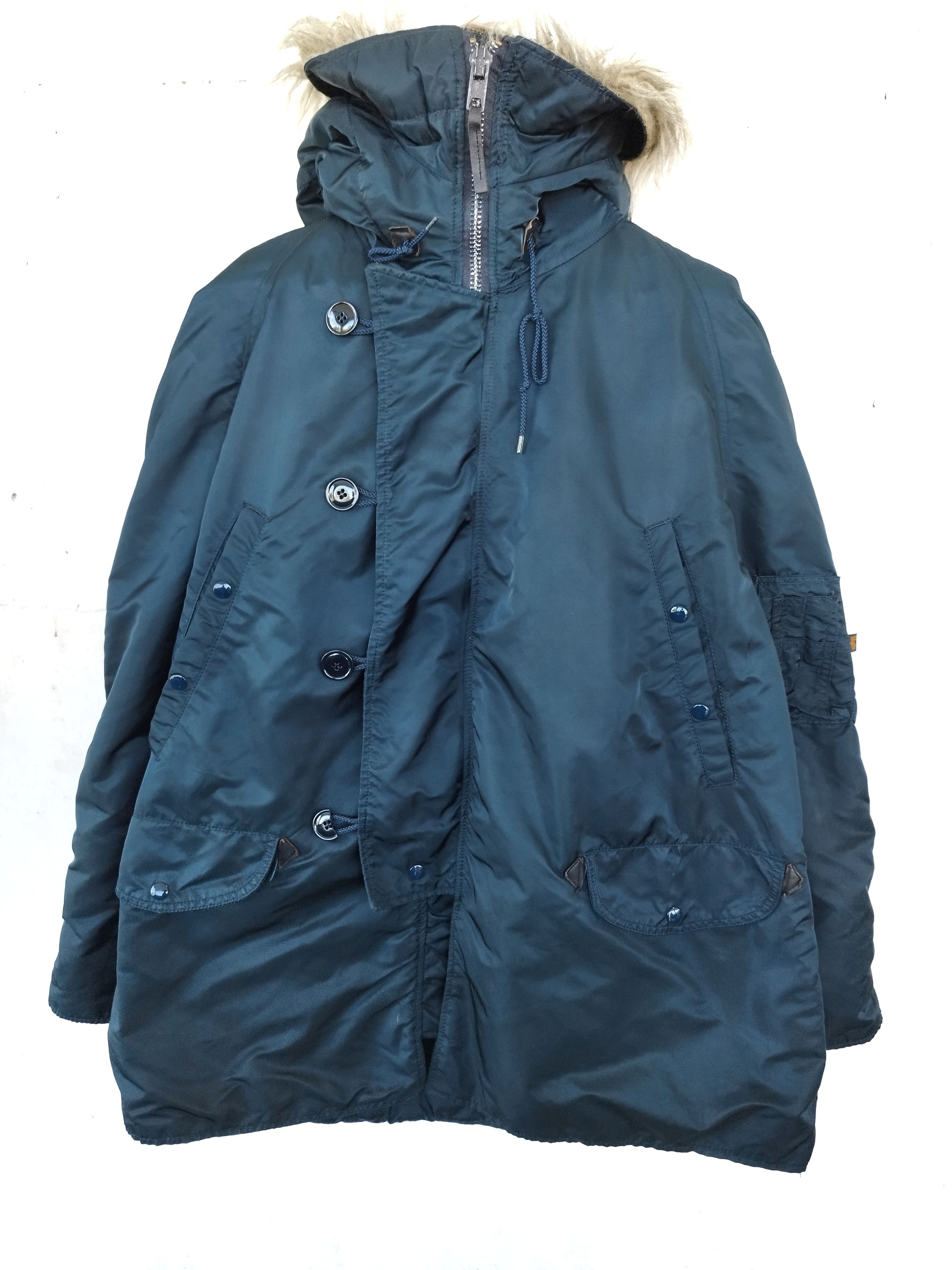 Alpha Industries Vintage Alpha industries jacket parkas N3B design Size US XL / EU 56 / 4 - 1 Thumbnail