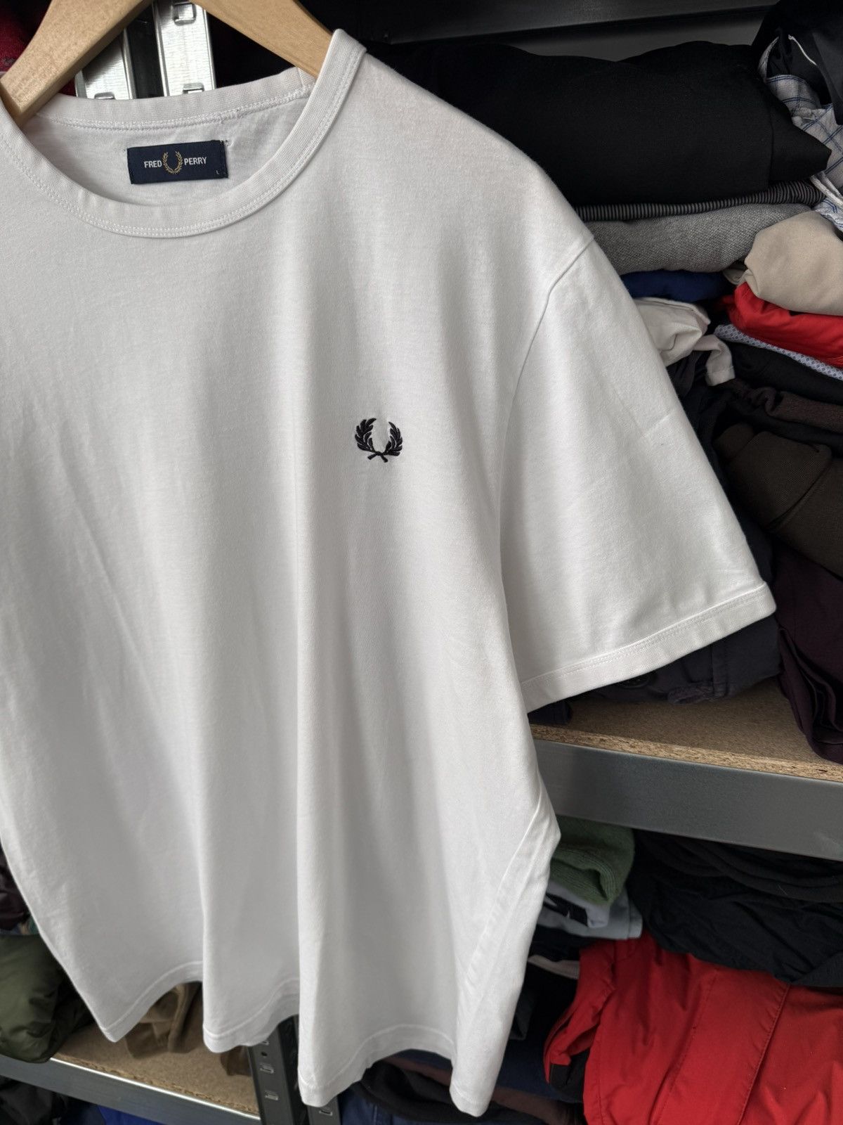 Fred Perry Vintage Fred Perry T-Shirt White Casual Tee Streetwear Hype Size US L / EU 52-54 / 3 - 5 Thumbnail