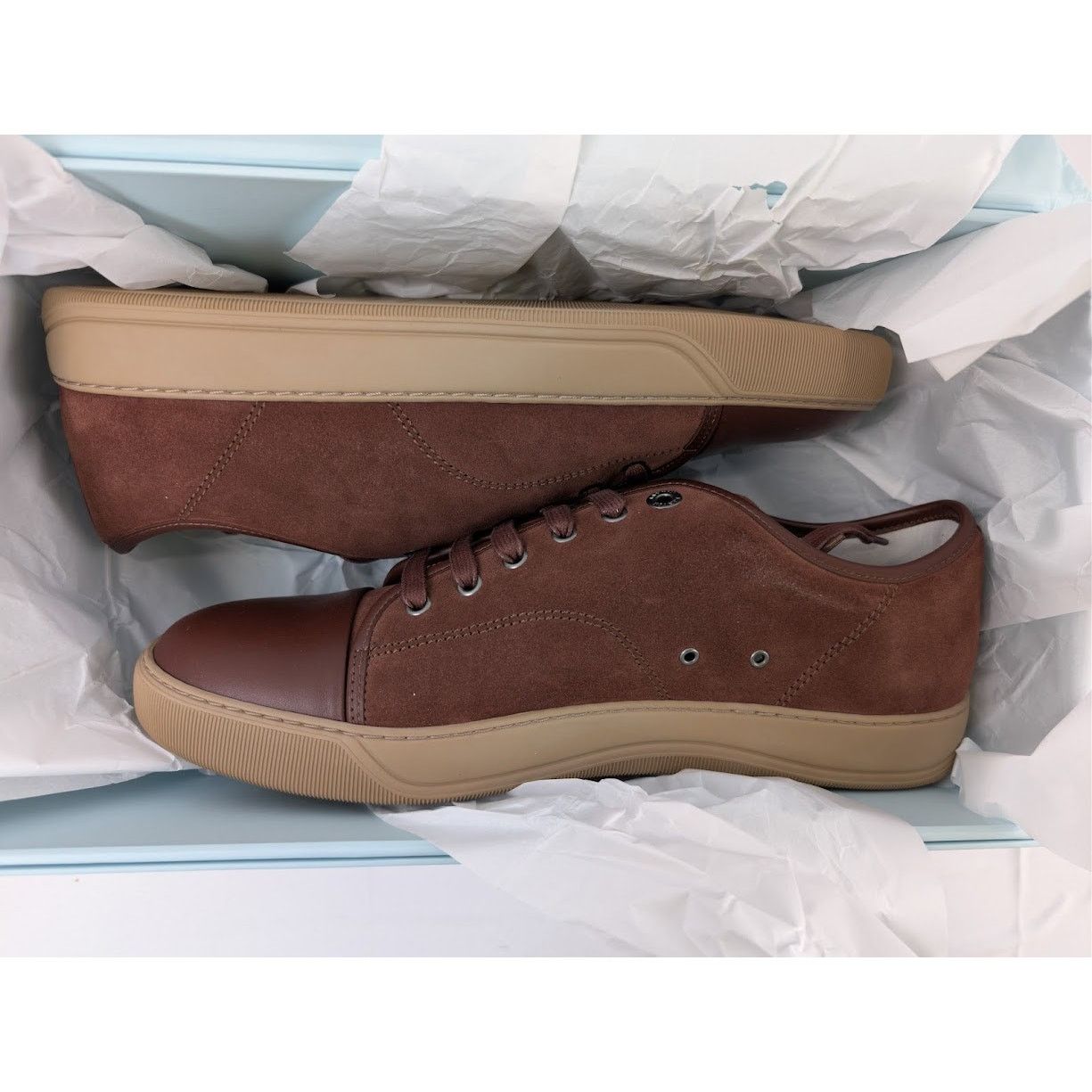 Lanvin o1rshd1 DBBI Sneakers in Mahogany Size US 11 / EU 44 - 22 Thumbnail