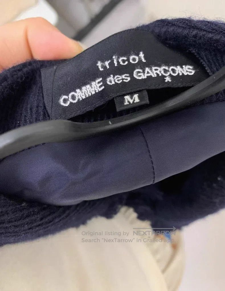 Comme des Garcons Comme Des Garcons Navy Blue Wool Coat Size M / US 6-8 / IT 42-44 - 2 Thumbnail