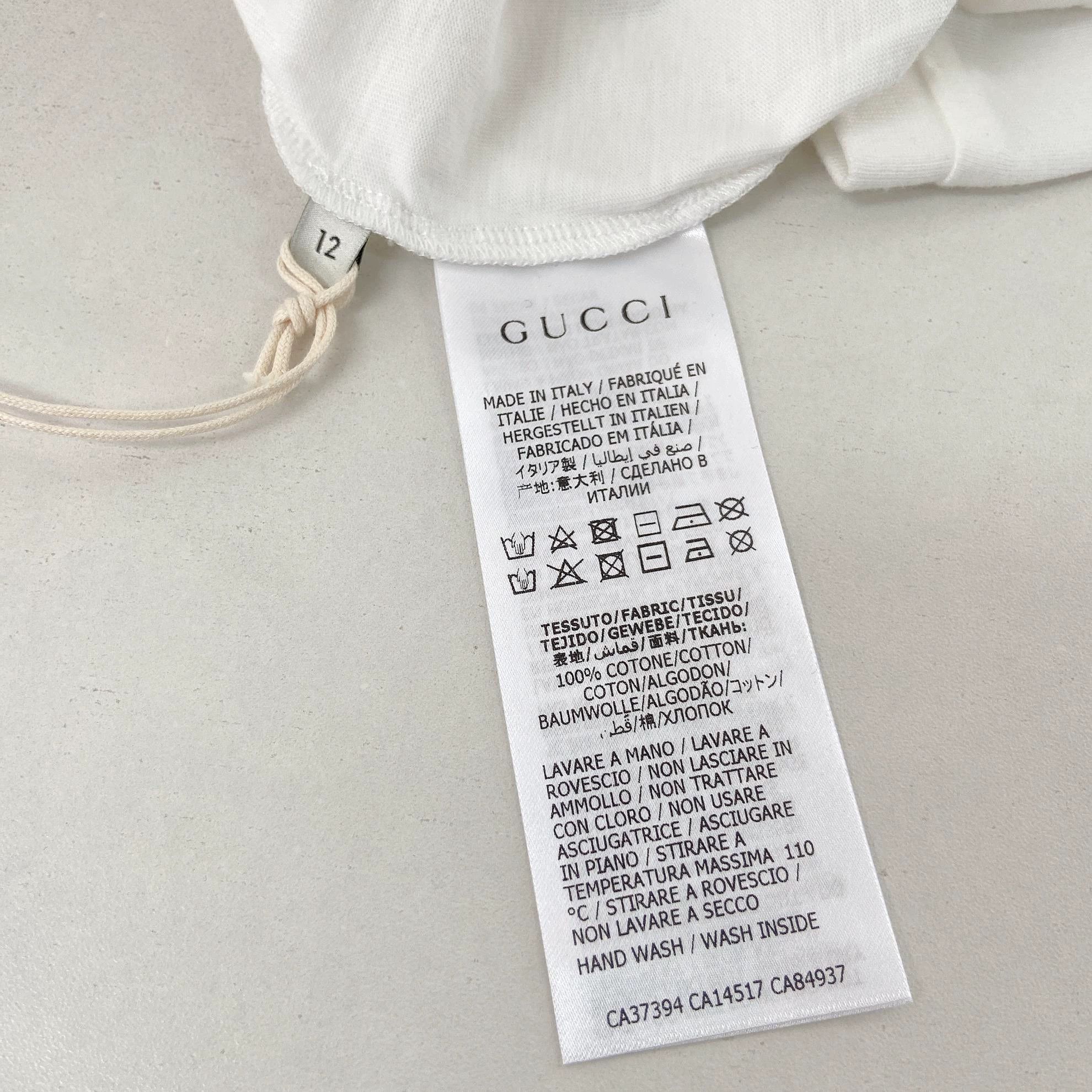 Gucci Gucci Logo Print T-Shirt 12A Size US XS / EU 42 / 0 - 7 Thumbnail