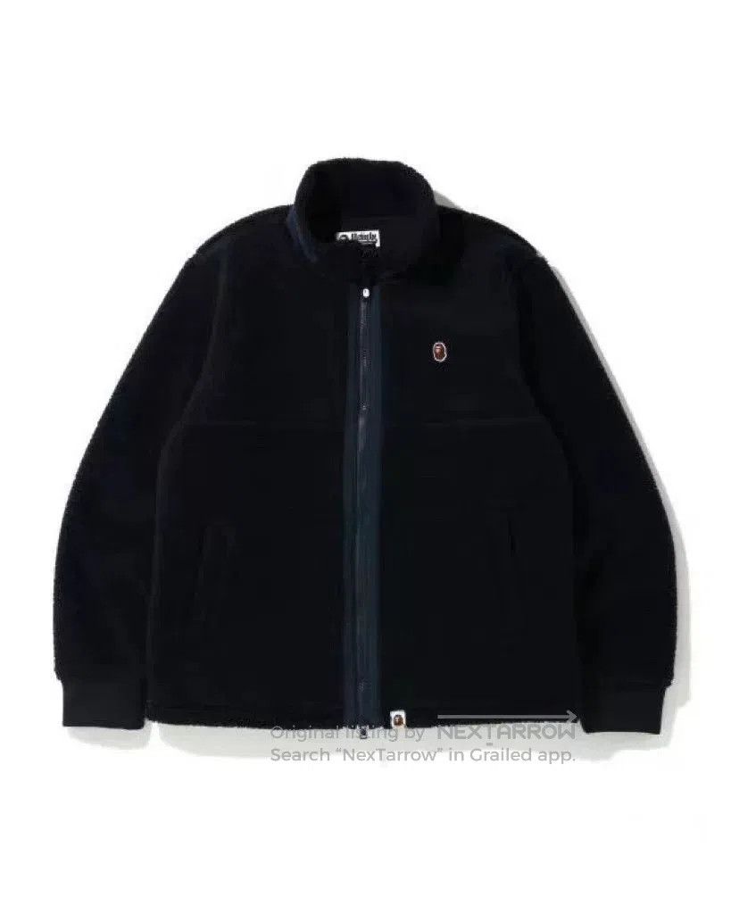 Bape black thick teddy bear fleece zip jacket. Size US XL / EU 56 / 4 - 8 Thumbnail