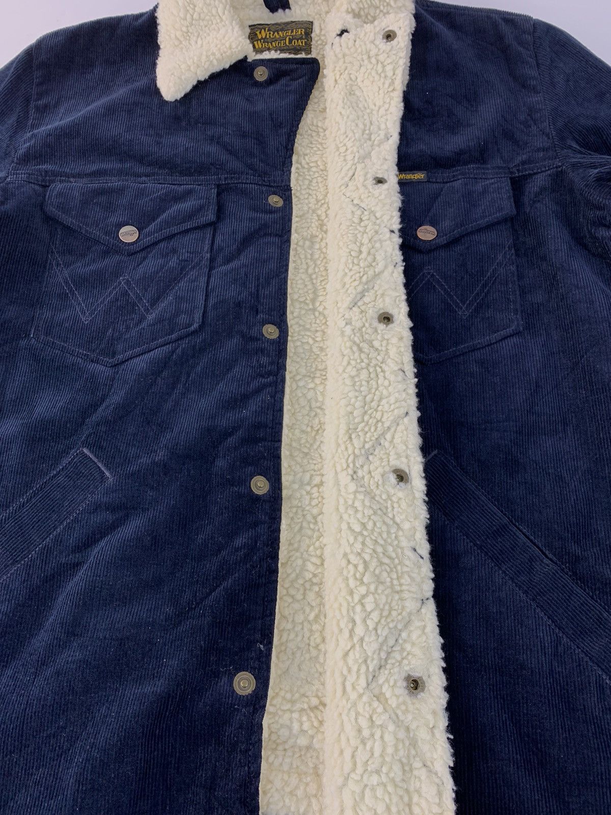 Wrangler Vintage Wrange Coat Shearling Corduroy Sherpa Jacket Size US L / EU 52-54 / 3 - 6 Thumbnail