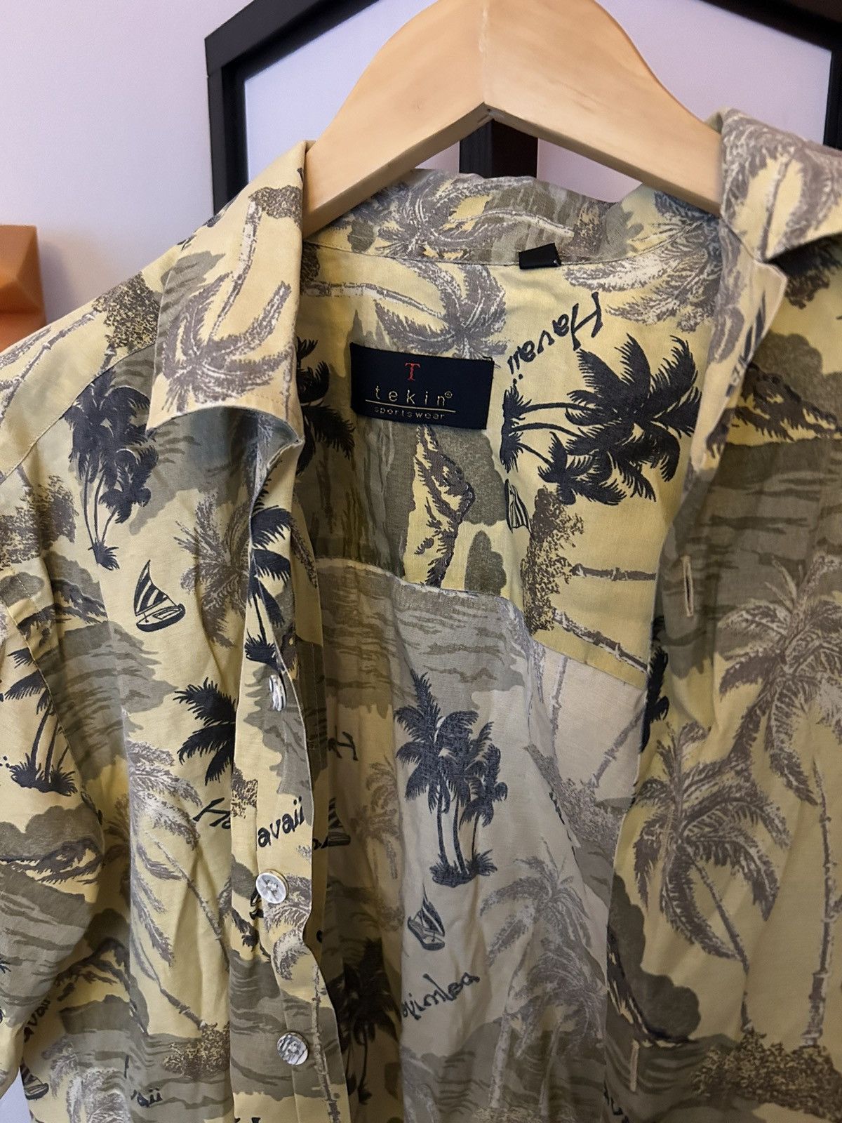 Vintage Yellow vintage Hawaiian shirt Size US M / EU 48-50 / 2 - 2 Thumbnail