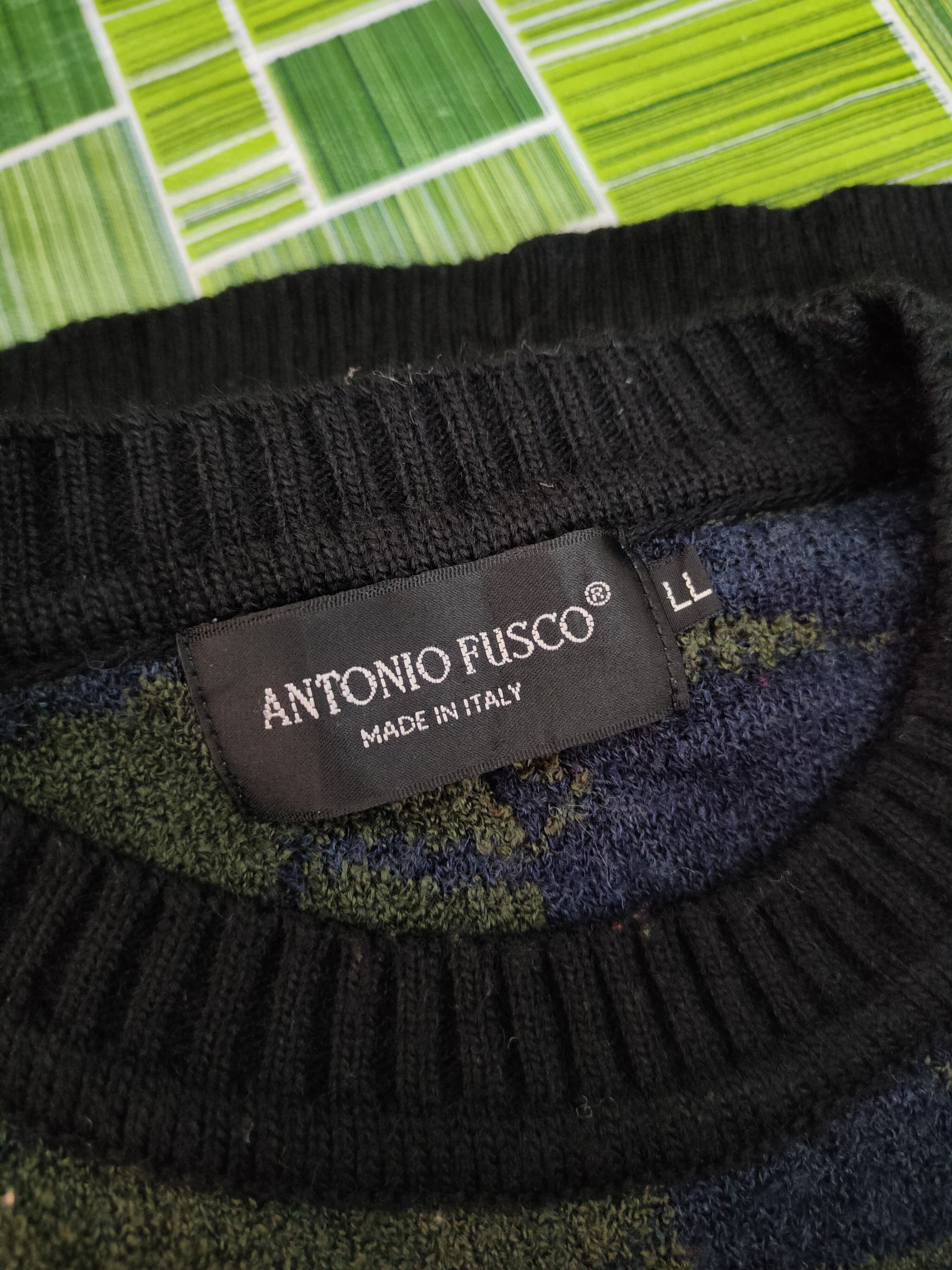 Vintage DL Antonio Fusco Knitwear Sweatshirt like coogi #S1262 Size US L / EU 52-54 / 3 - 11 Thumbnail