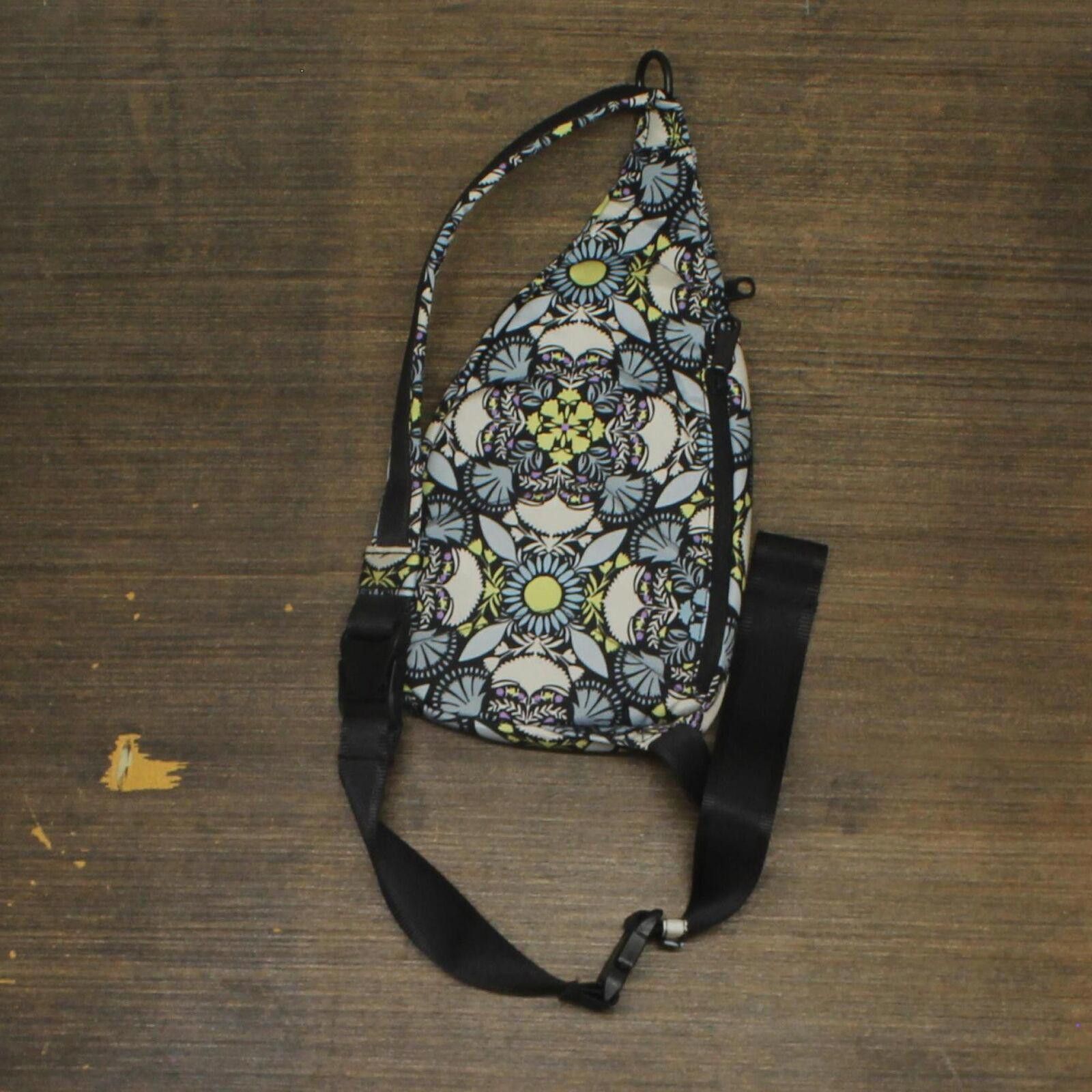 Designer Vera Bradley Backpack with Zip Closure Blue Floral One Size Size ONE SIZE - 2 Thumbnail