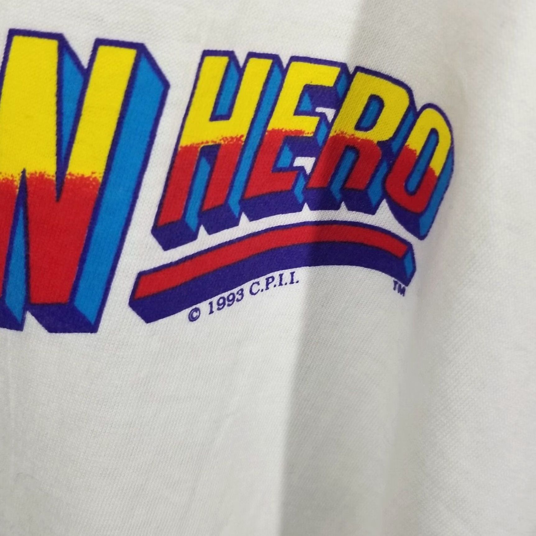 Vintage VINTAGE Arnold Schwarzenegger Last Action Hero 1993 Movie Promo Shirt Men XL White Graphic Print Movie Theme Size US XL / EU 56 / 4 - 2 Thumbnail