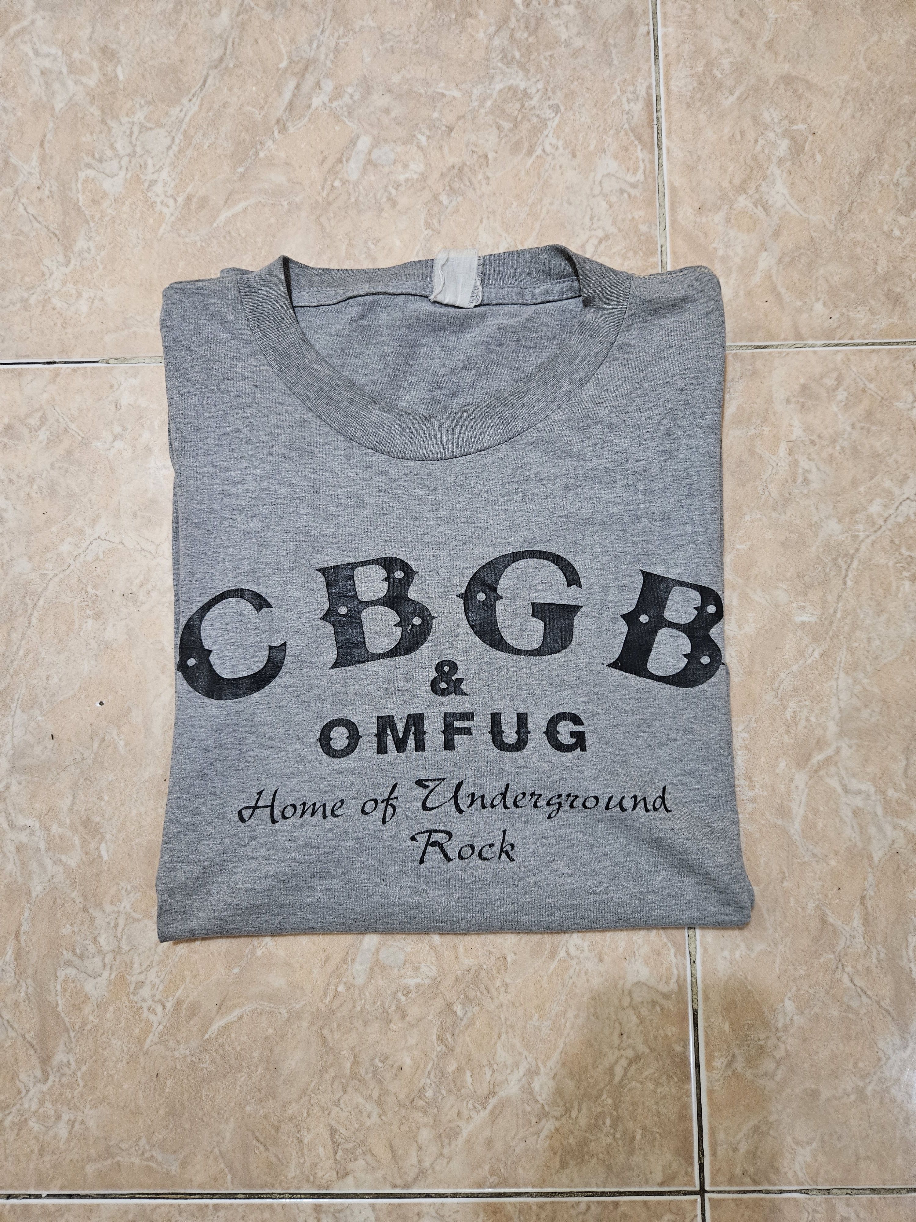 Vintage Vintage CBGB Tshirt Size US XL / EU 56 / 4 - 6 Thumbnail