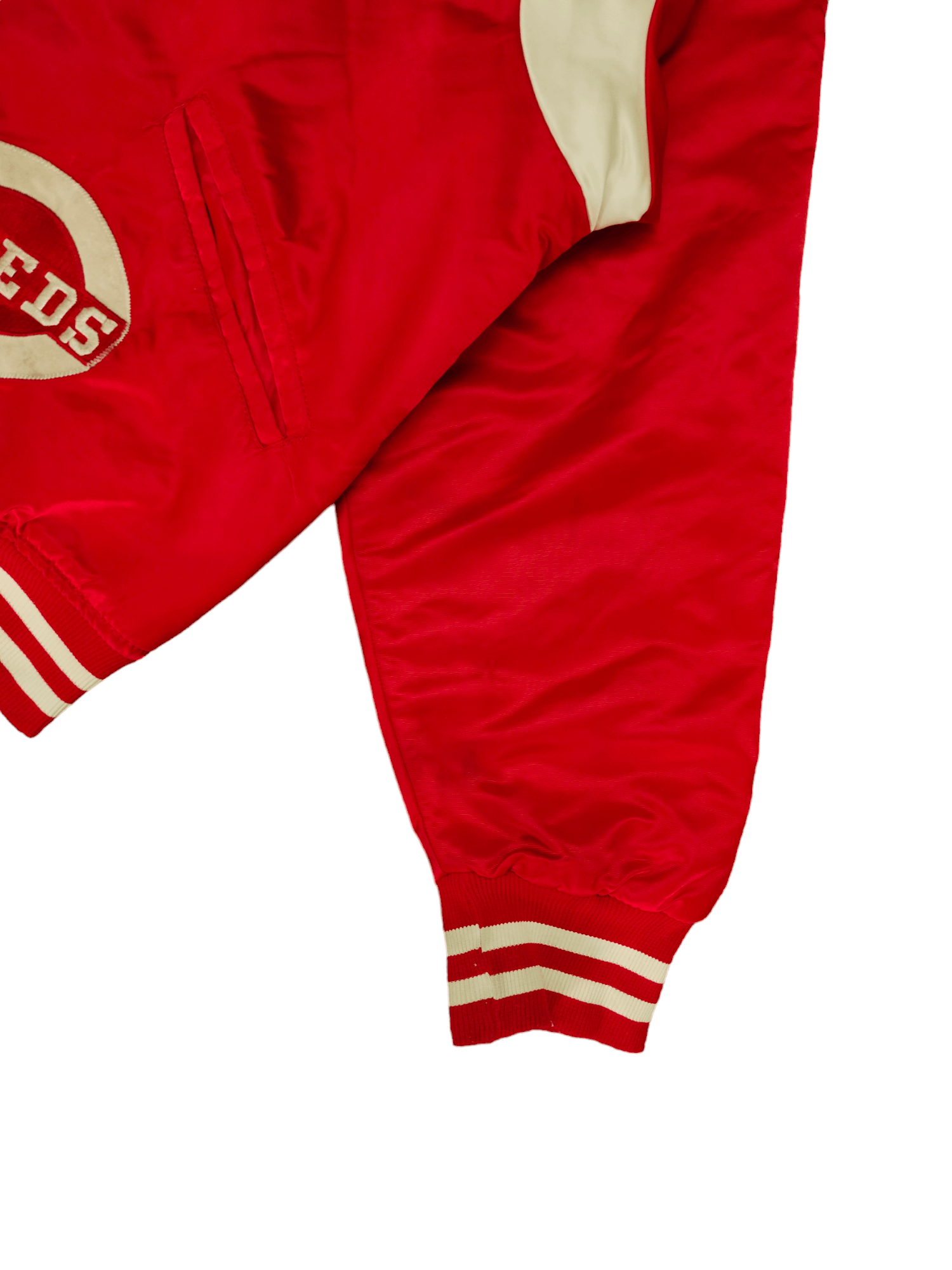 MLB 1980s Cincinnati Reds Baseball Team Mlb Nylon Satin Jacket Size US L / EU 52-54 / 3 - 10 Thumbnail
